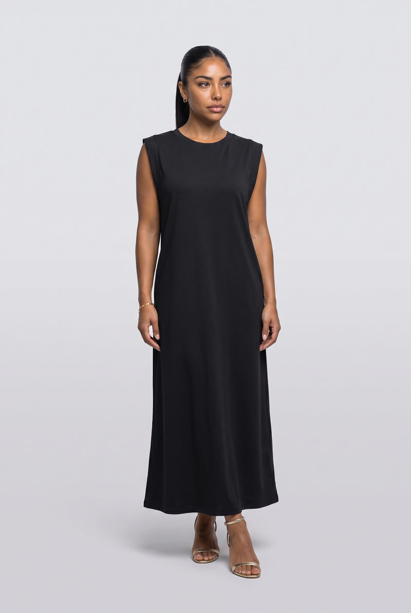 Black Red Maxi Dress