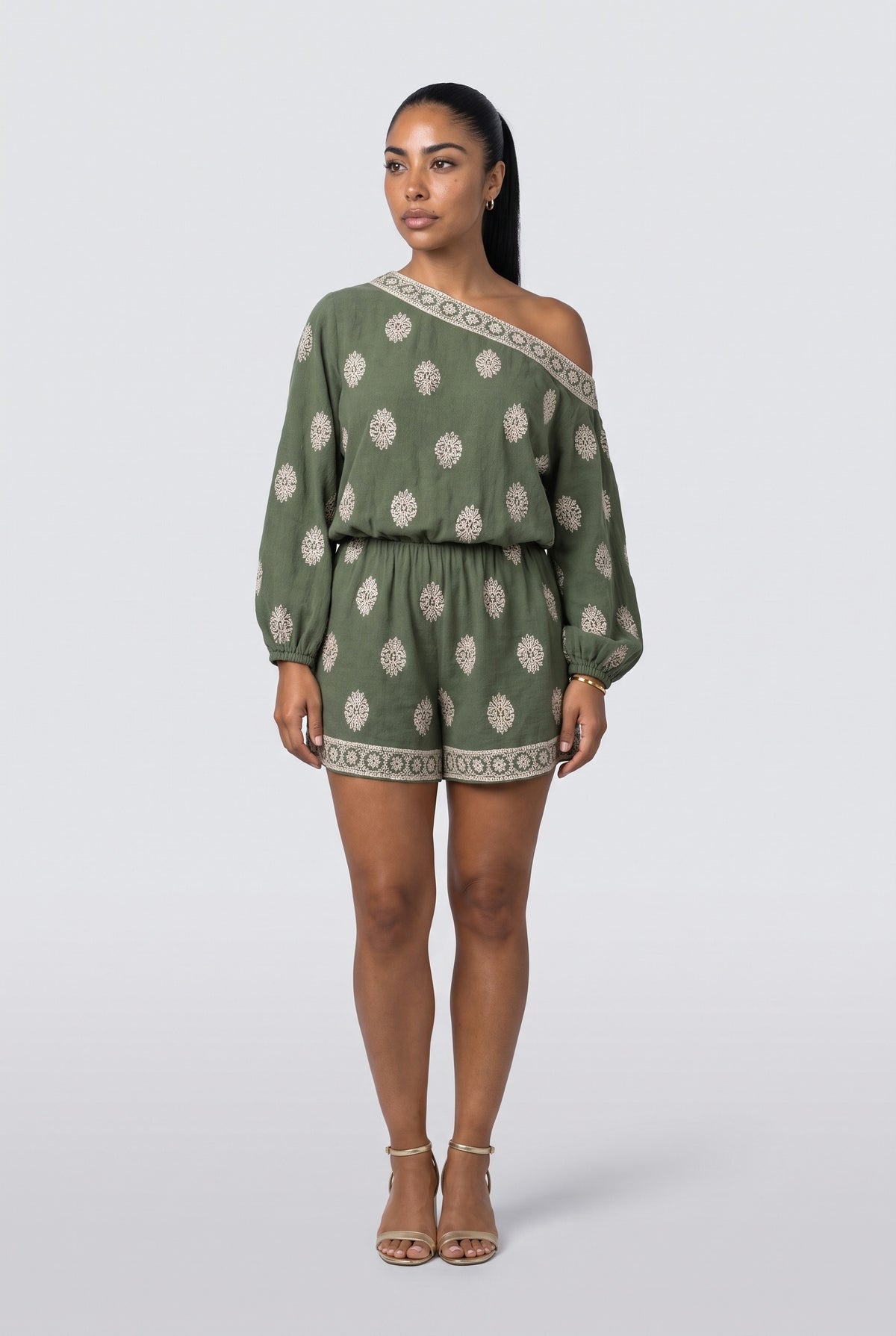 Off-Shoulder Matching Set Women