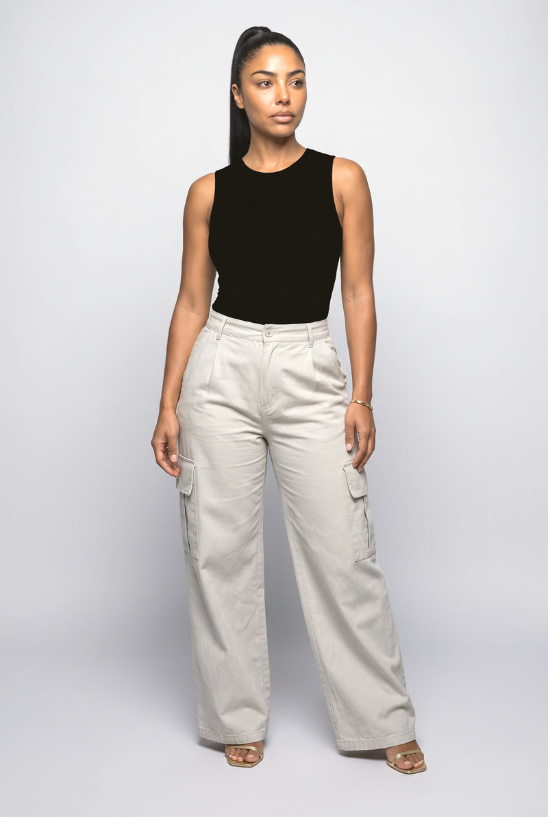 Light Gray Cargo Pants