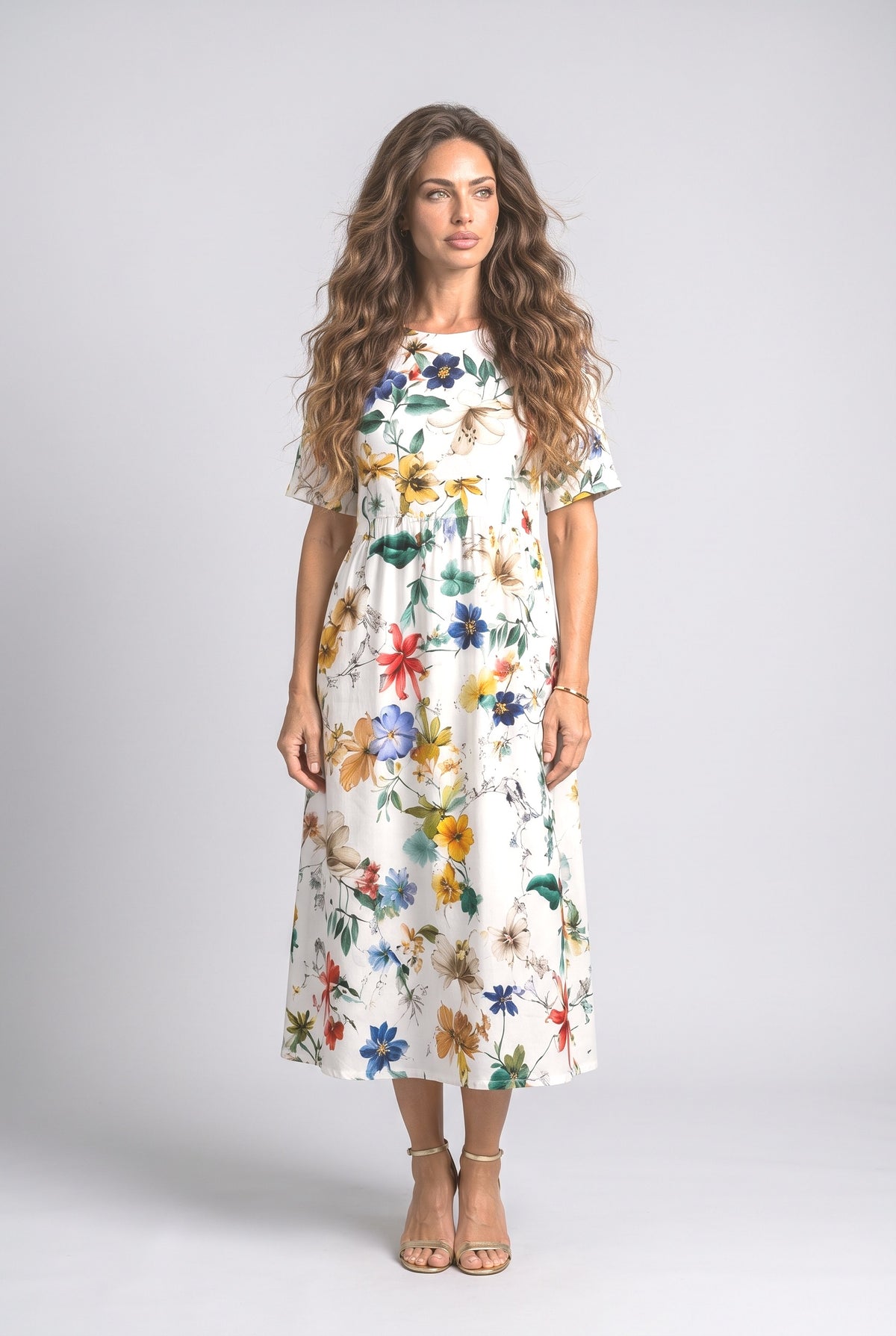 Floral Midi Dress