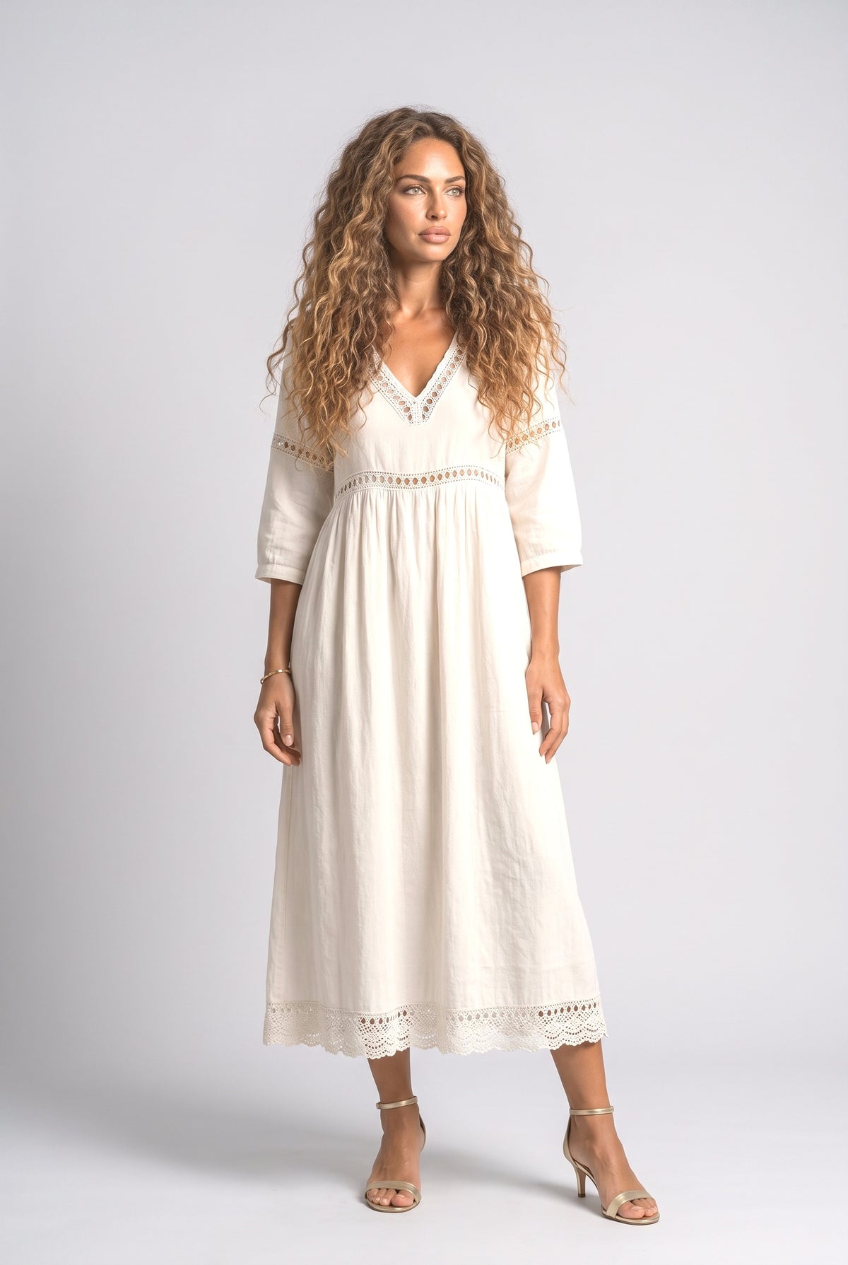 Crochet Midi Dress