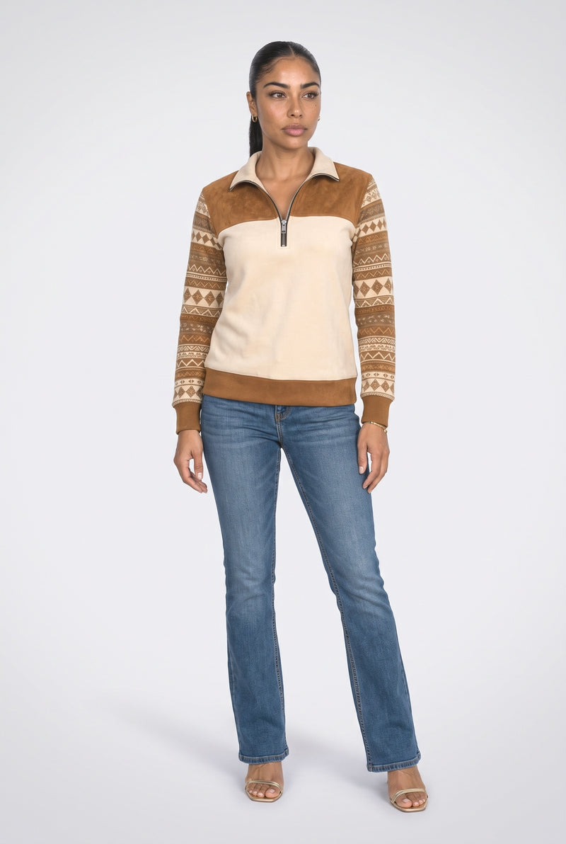 Multicolor Pullover Sweater