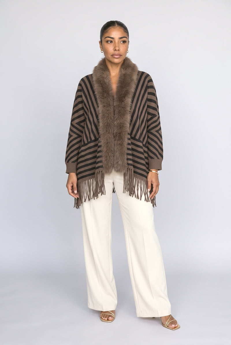Fringe Knit Cardigan