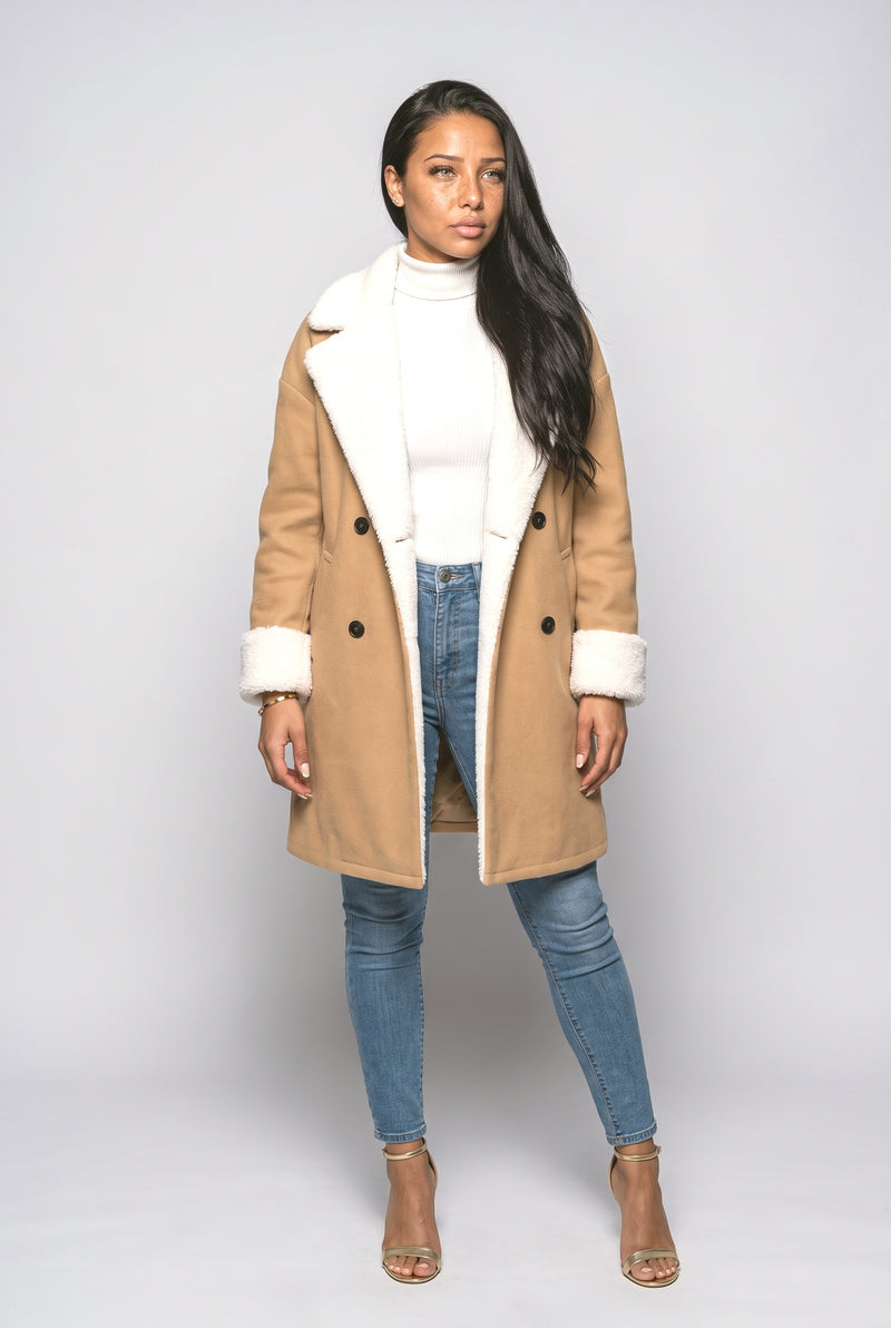 Khaki Wool Coat