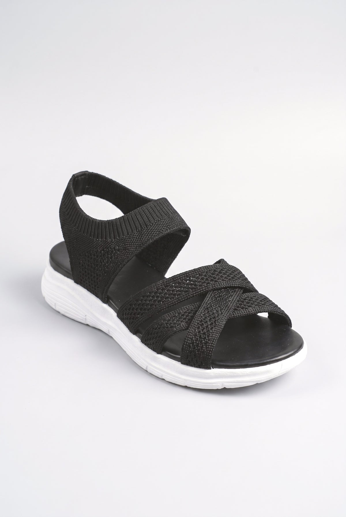 Knit Platform Sandals