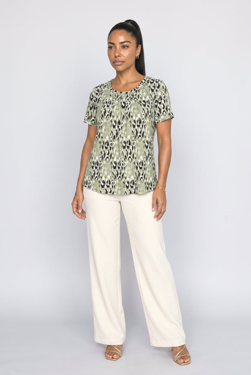Green Relaxed T Shirt