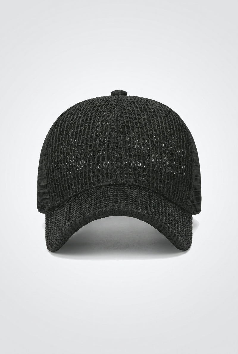 Black Mesh Beanie