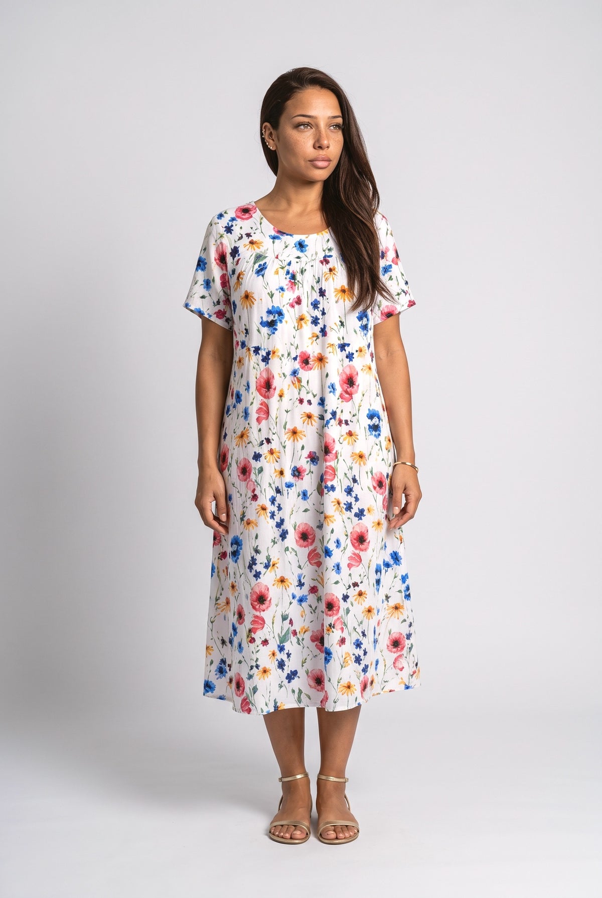 Floral Midi Dress