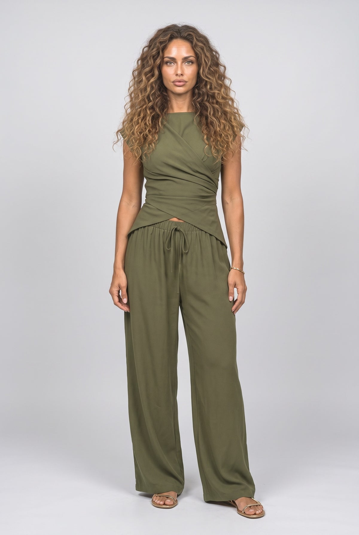 Wrap Two Piece Outfit