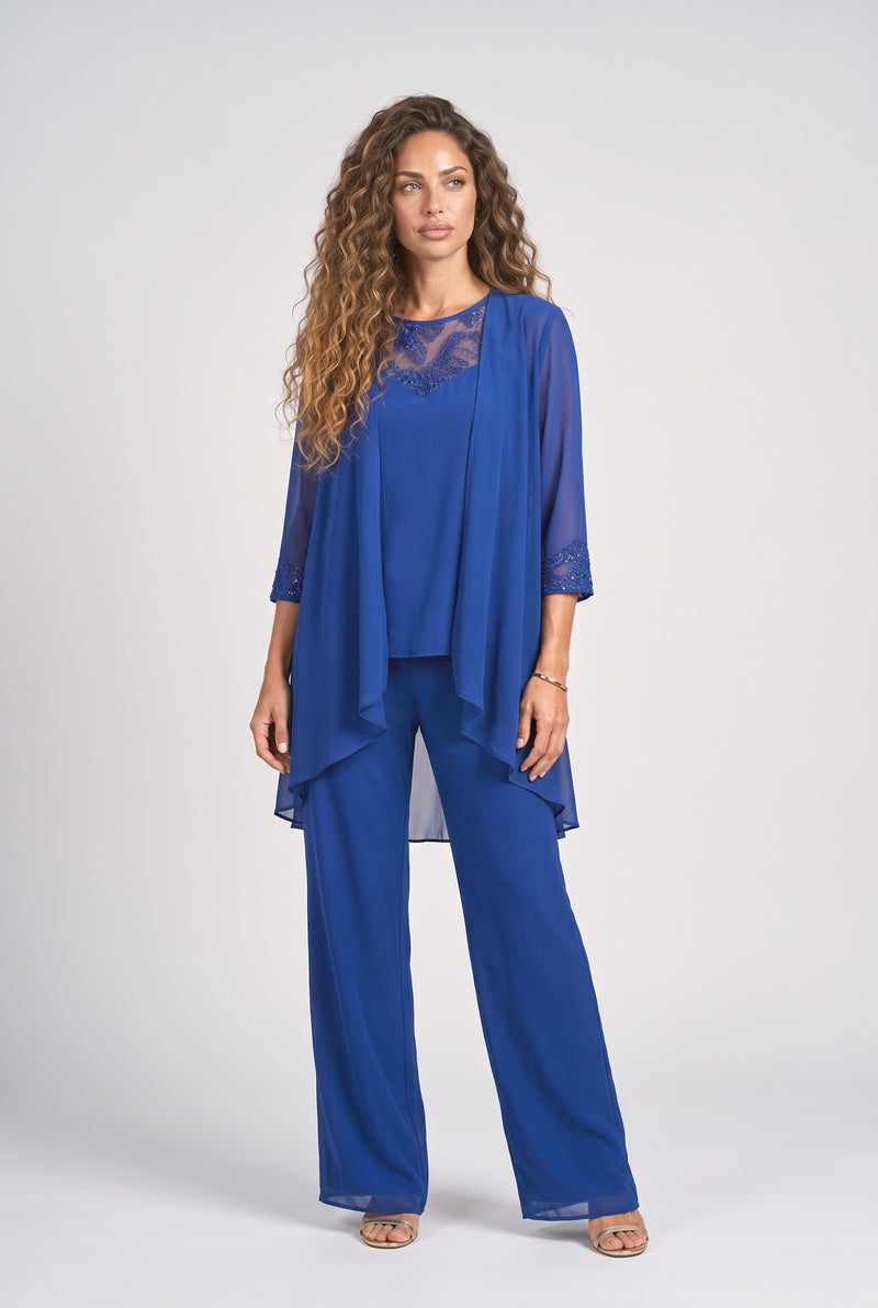 Cobalt Blue Charcoal Two Piece Outfit
