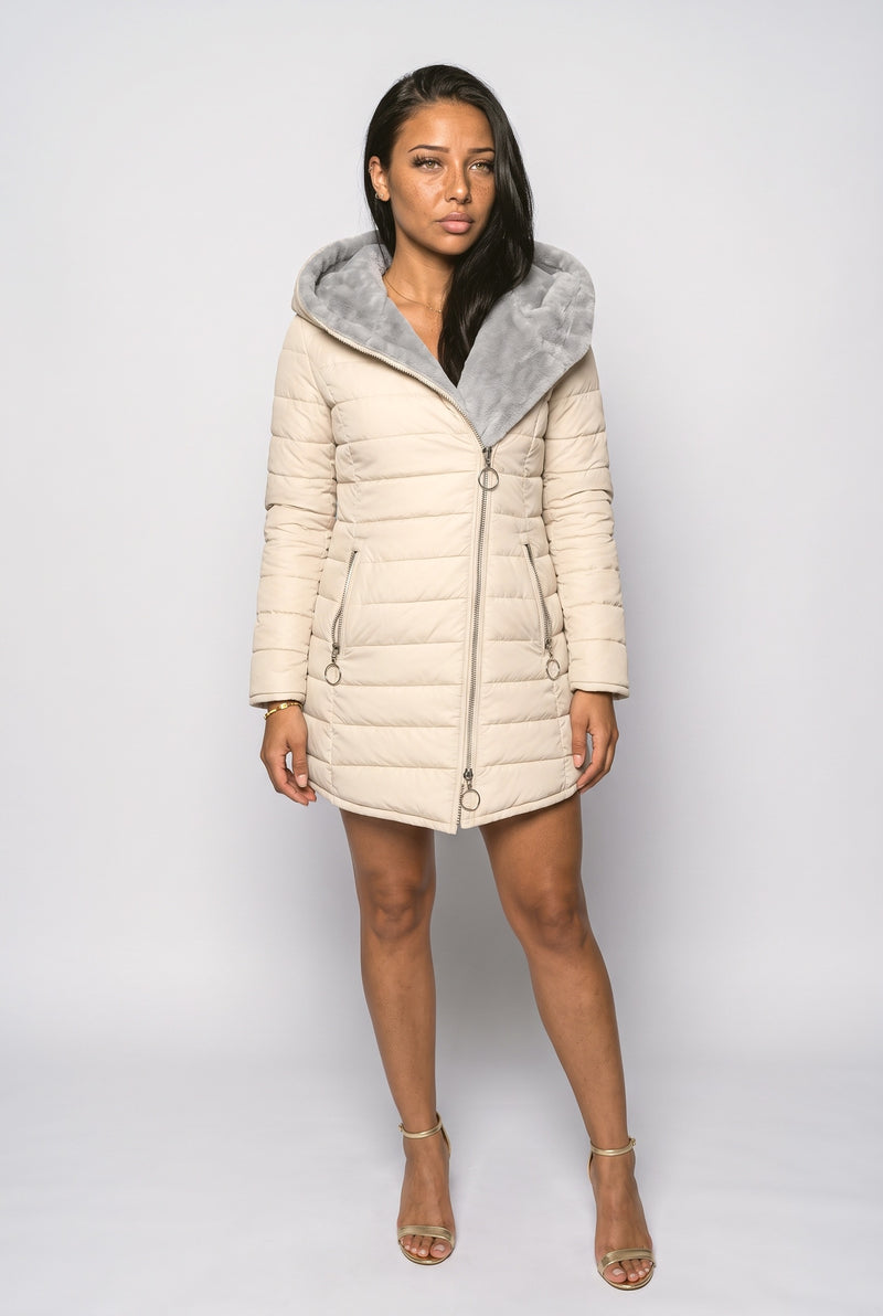 Beige Winter Coat
