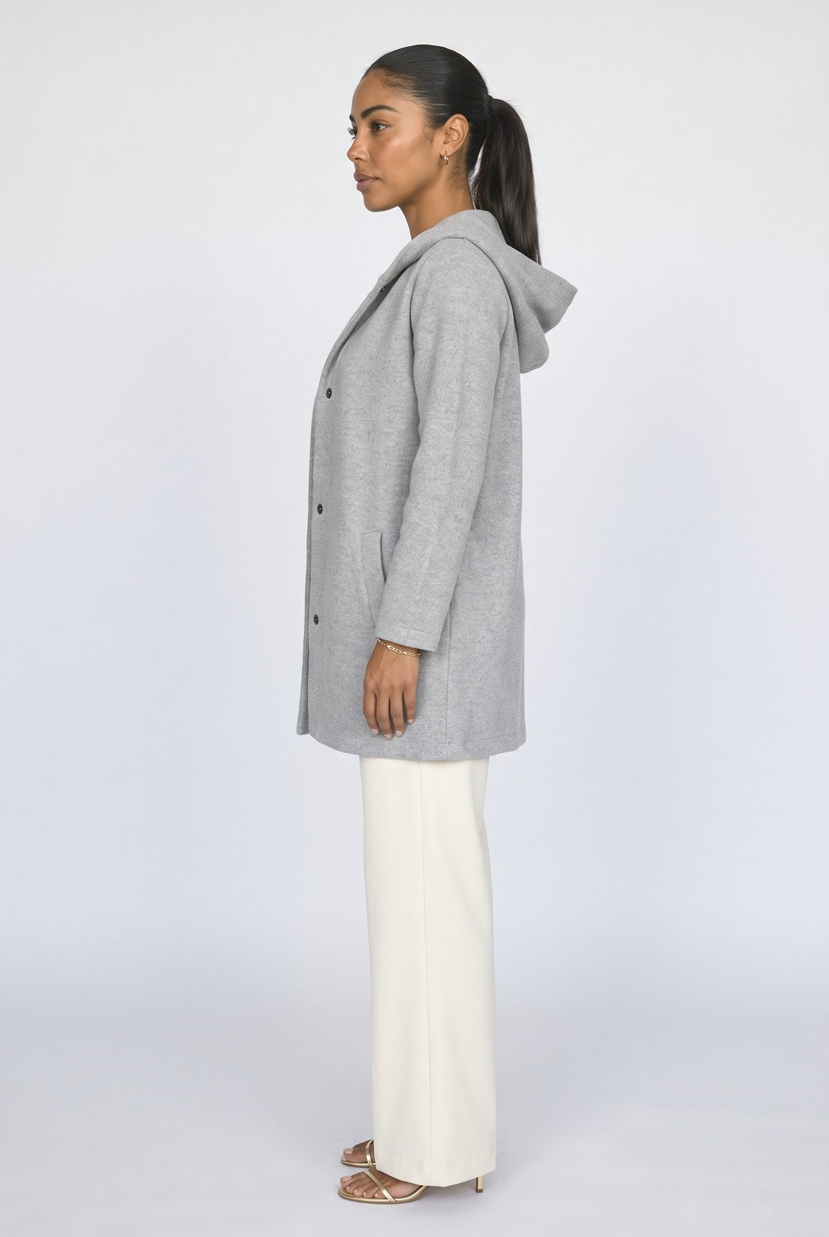 Knit Cardigan, back view