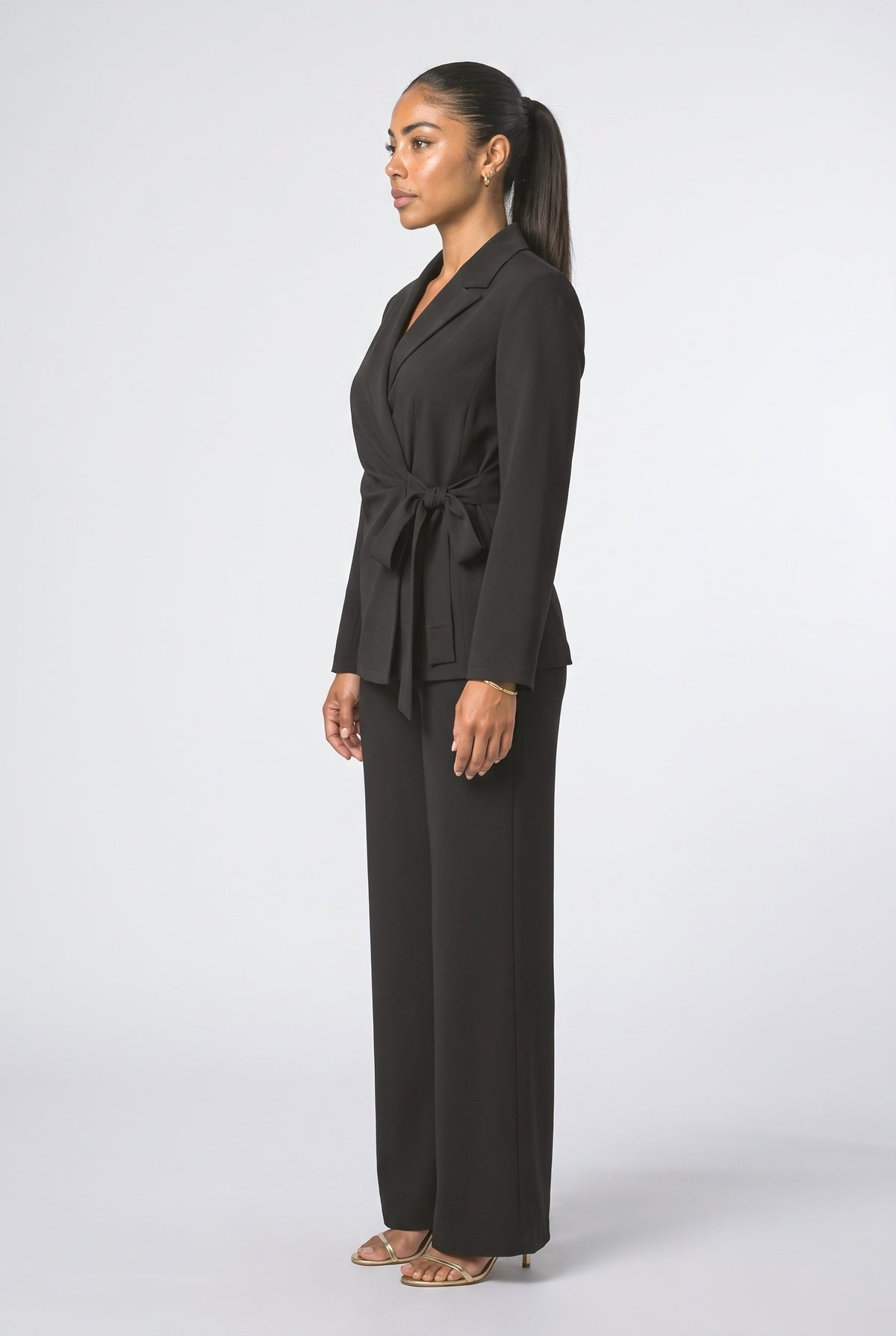 Wrap Two Piece Outfit, back view