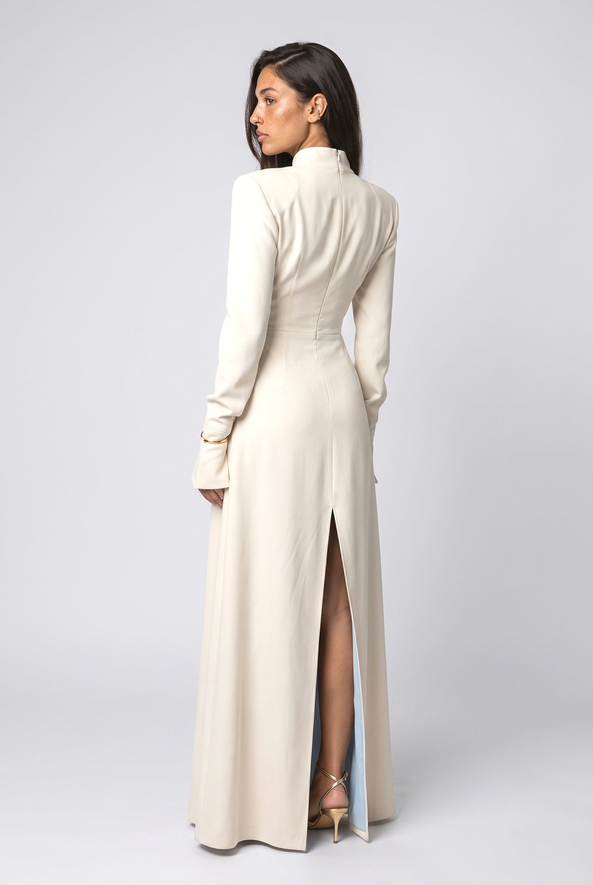 Slit Long Dress, back view