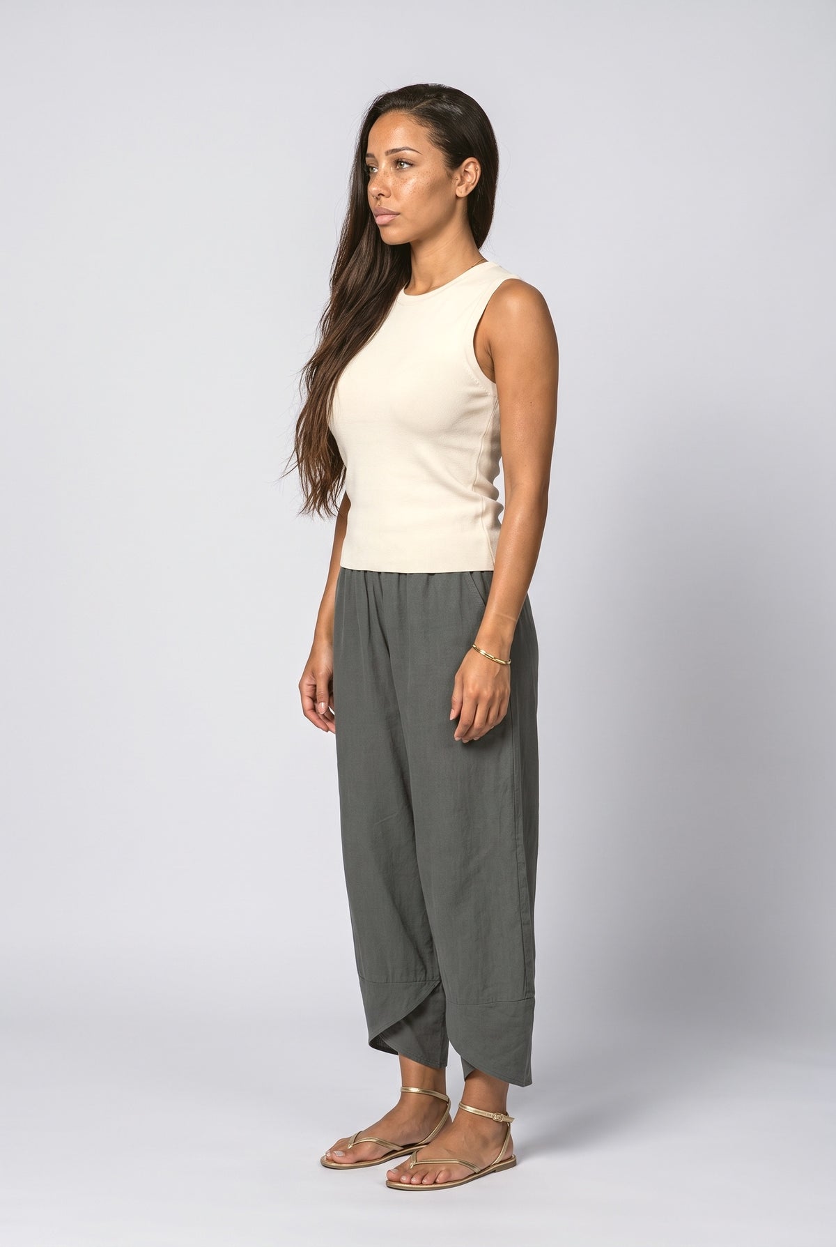 Wide Leg Pants, back view