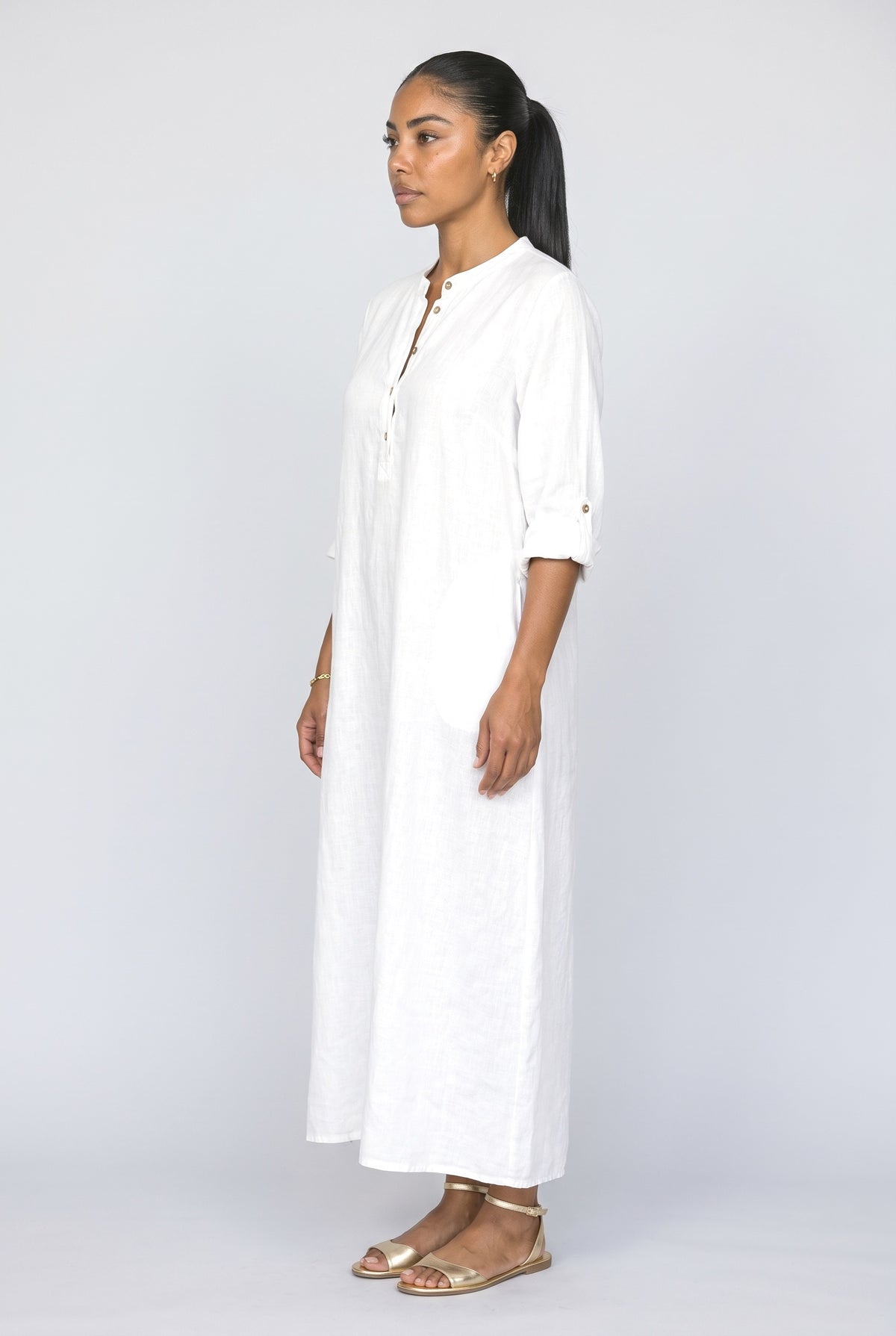 Sleeveless Maxi Dress, back view