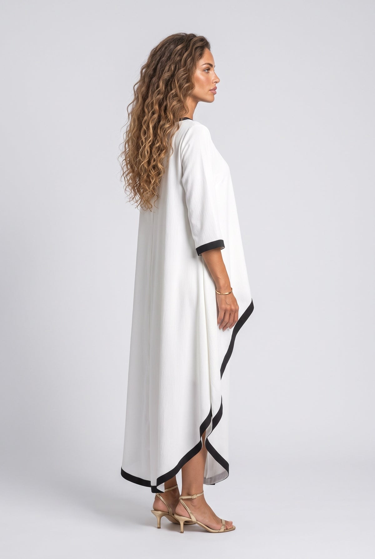 Asymmetric Two Piece Outfit, back view