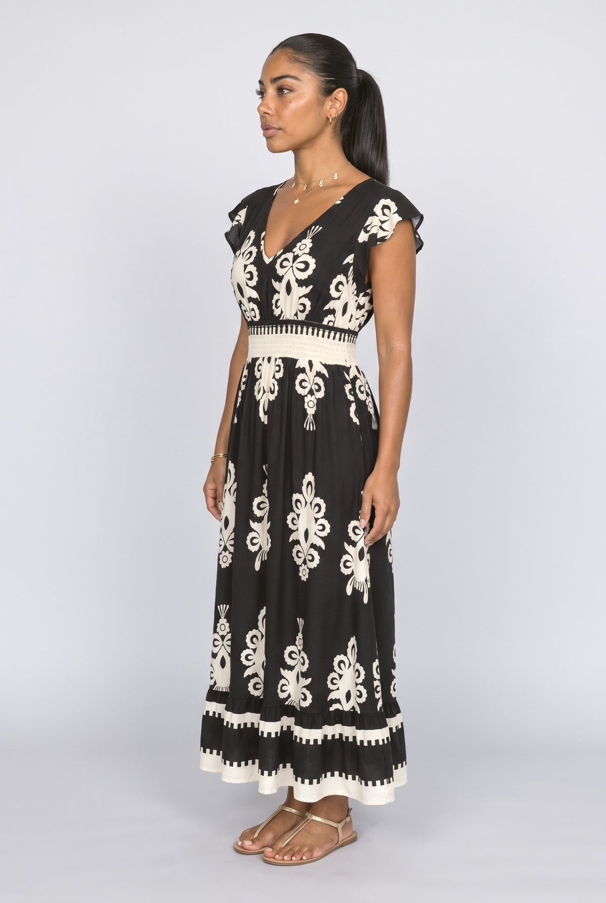 Maxi Dress, back view
