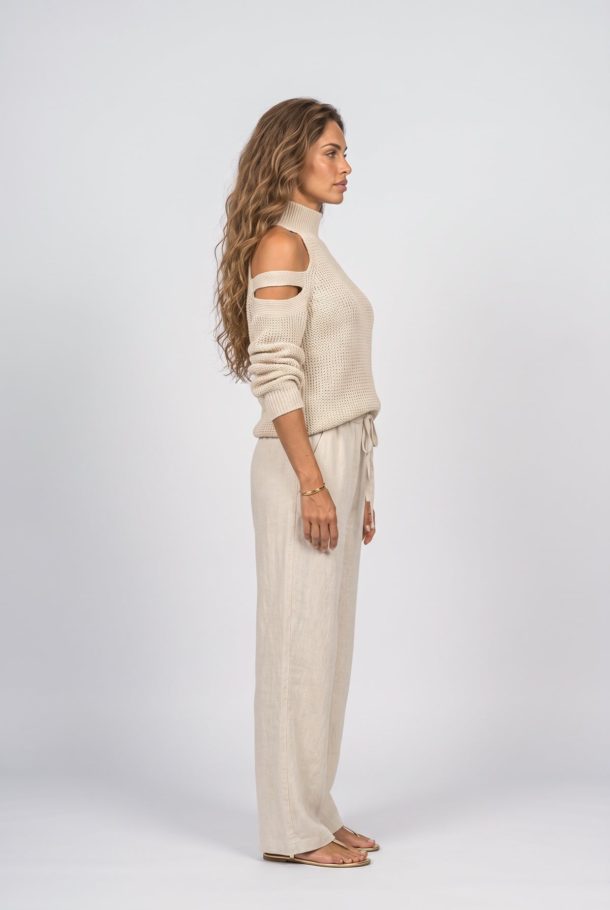 Knit Two Piece Outfit, back view