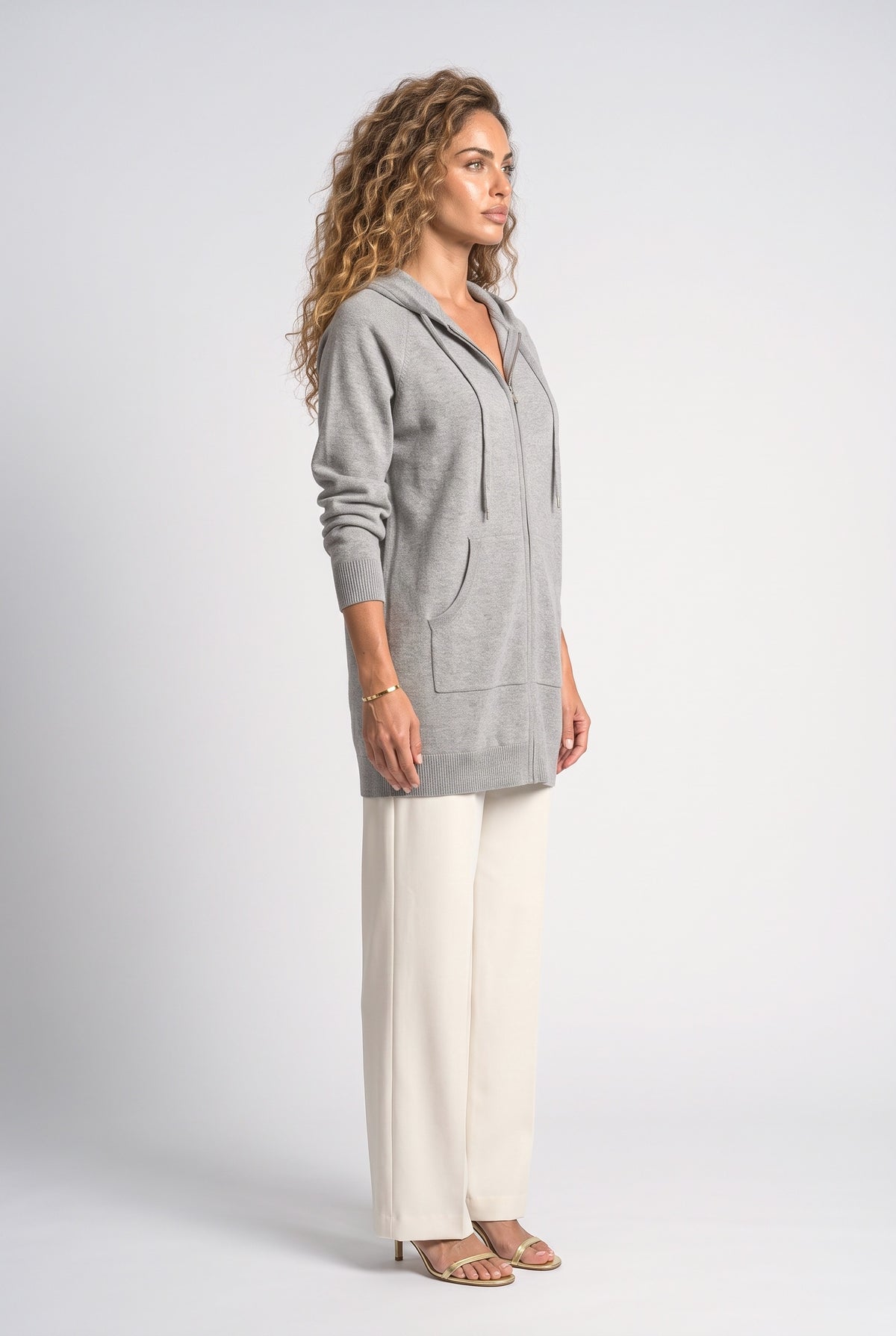 Knit Cardigan, back view