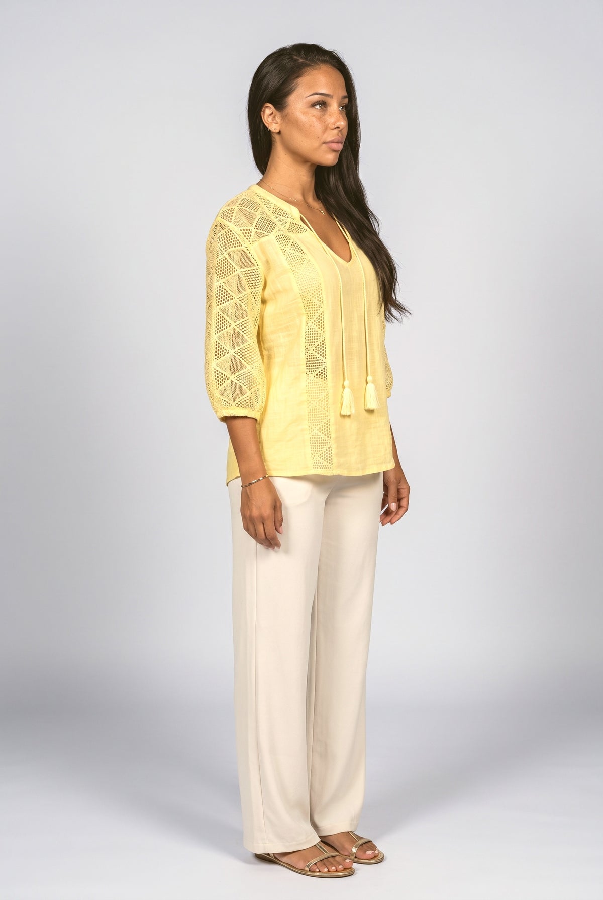 Lace Blouse, back view