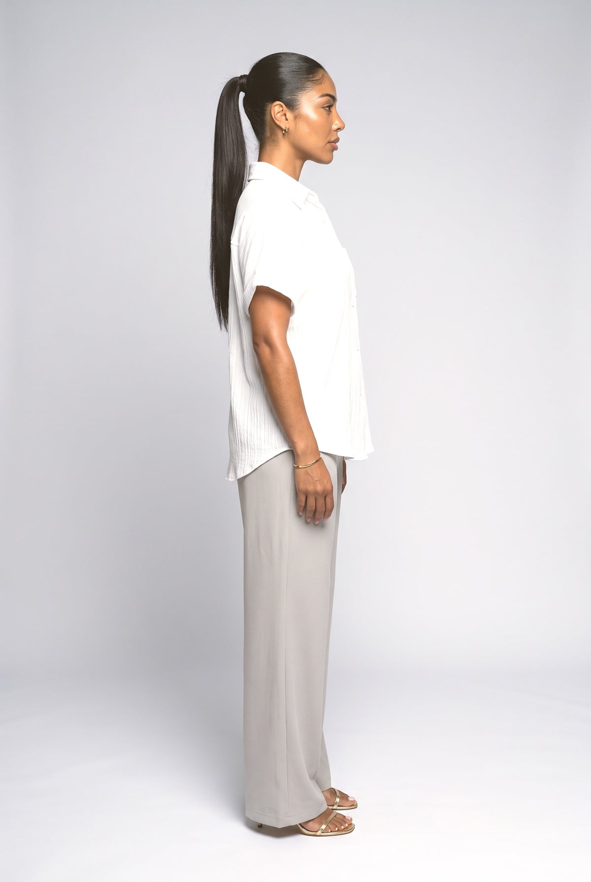 Lace Blouse, back view