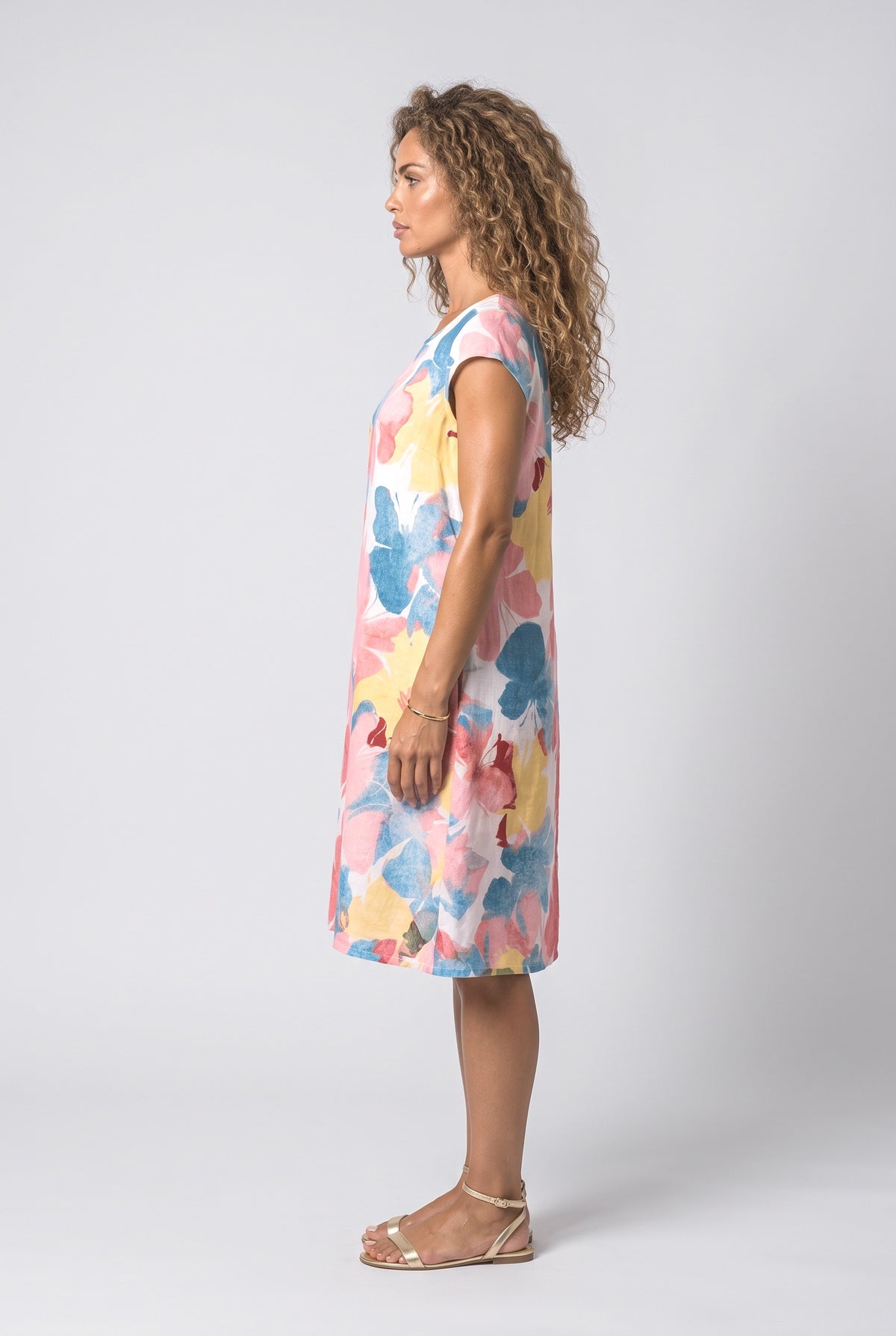 Floral Summer Dress, back view