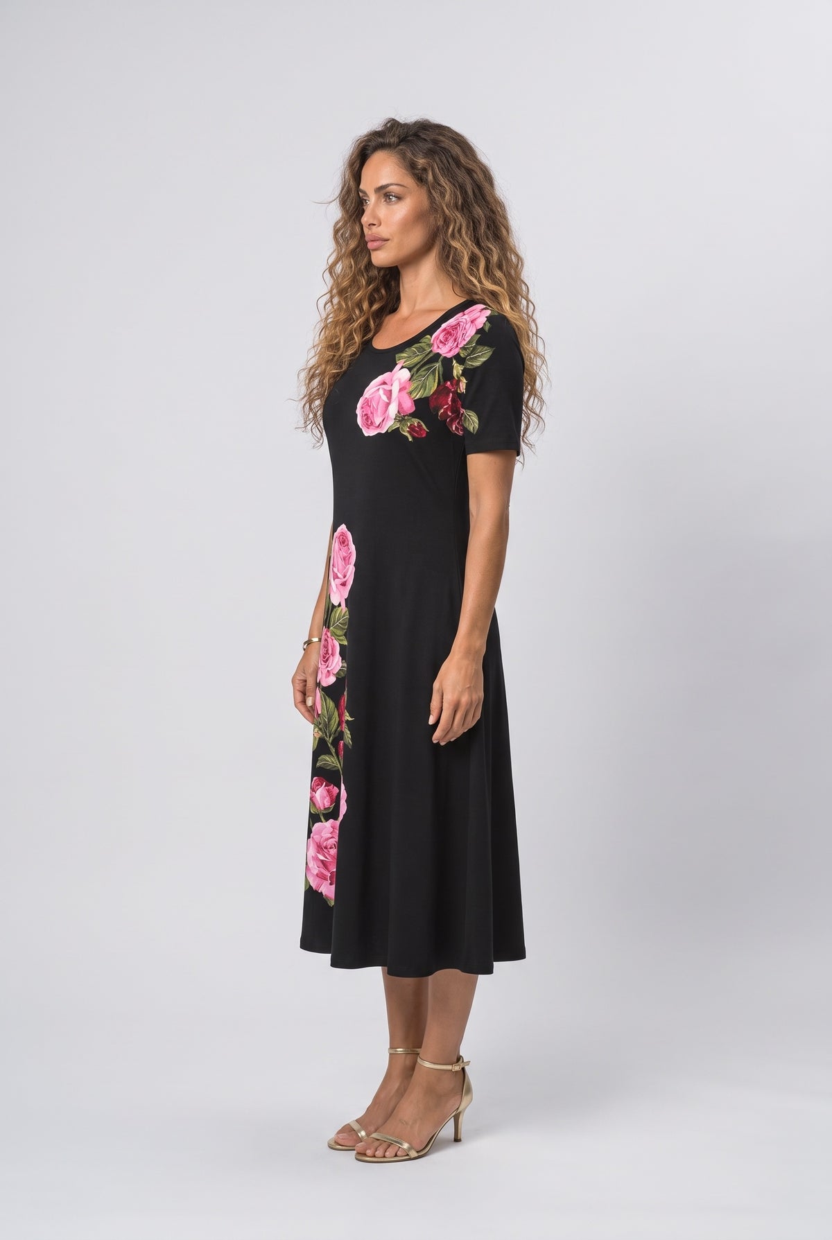 A-Line Midi Dress, back view