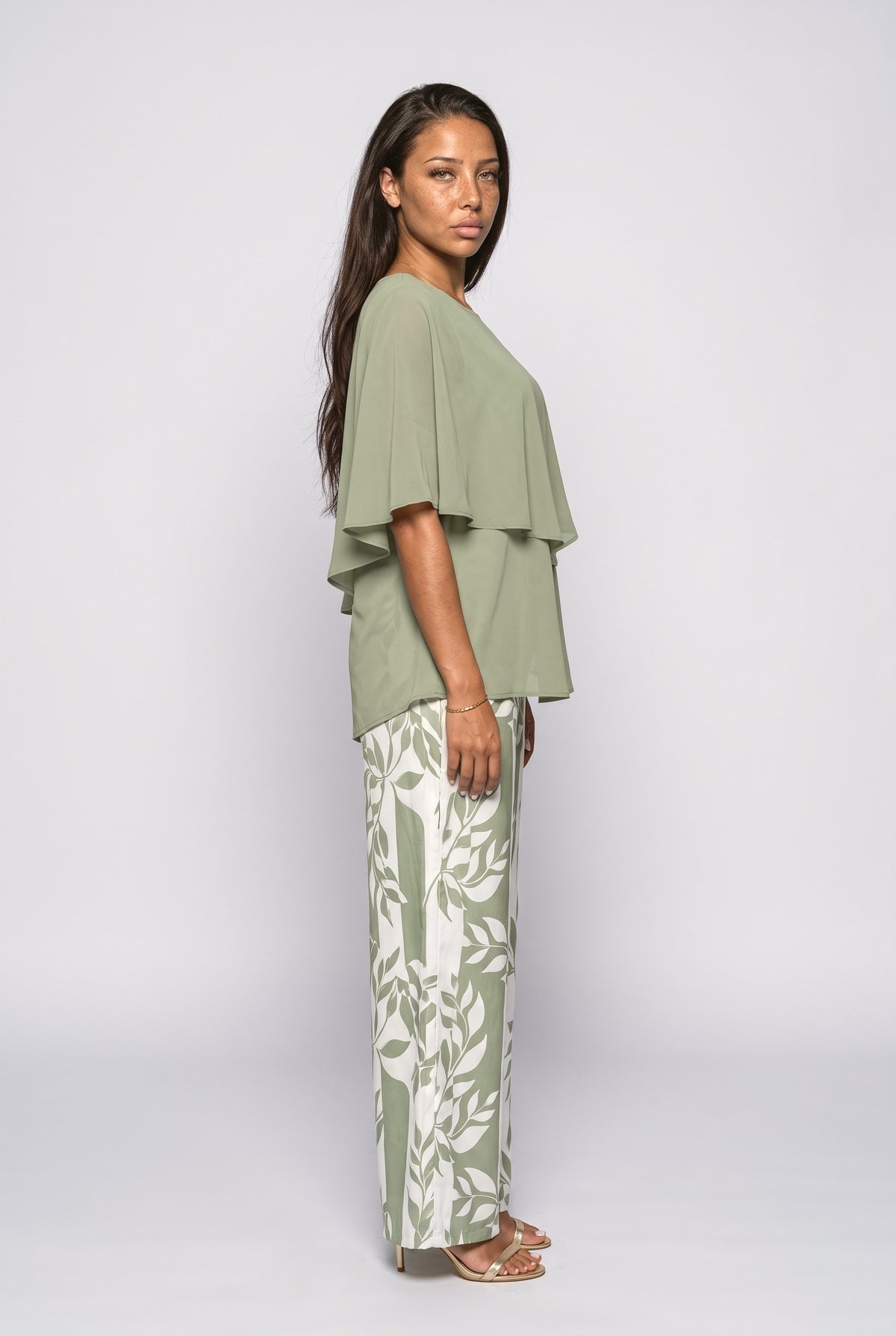 Flowy Two Piece Outfit, back view