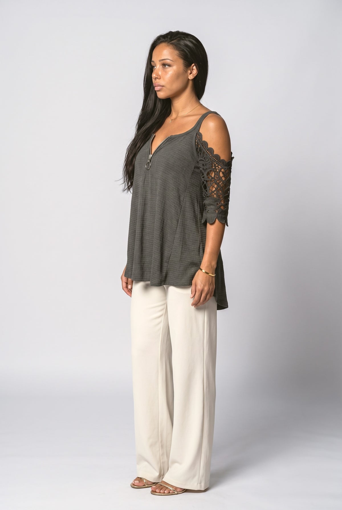 Lace Blouse, back view