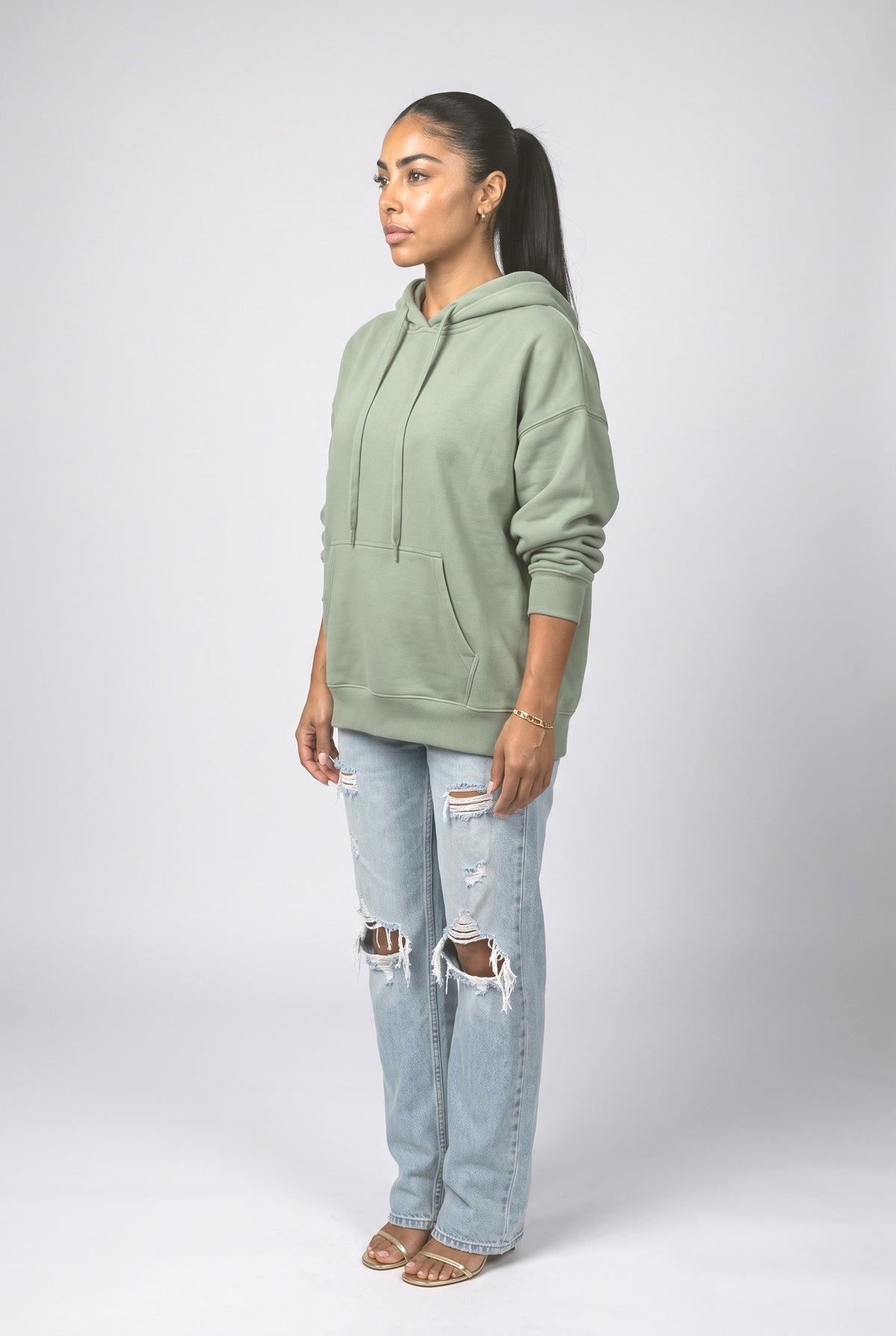 Oversized Hoodie, back view
