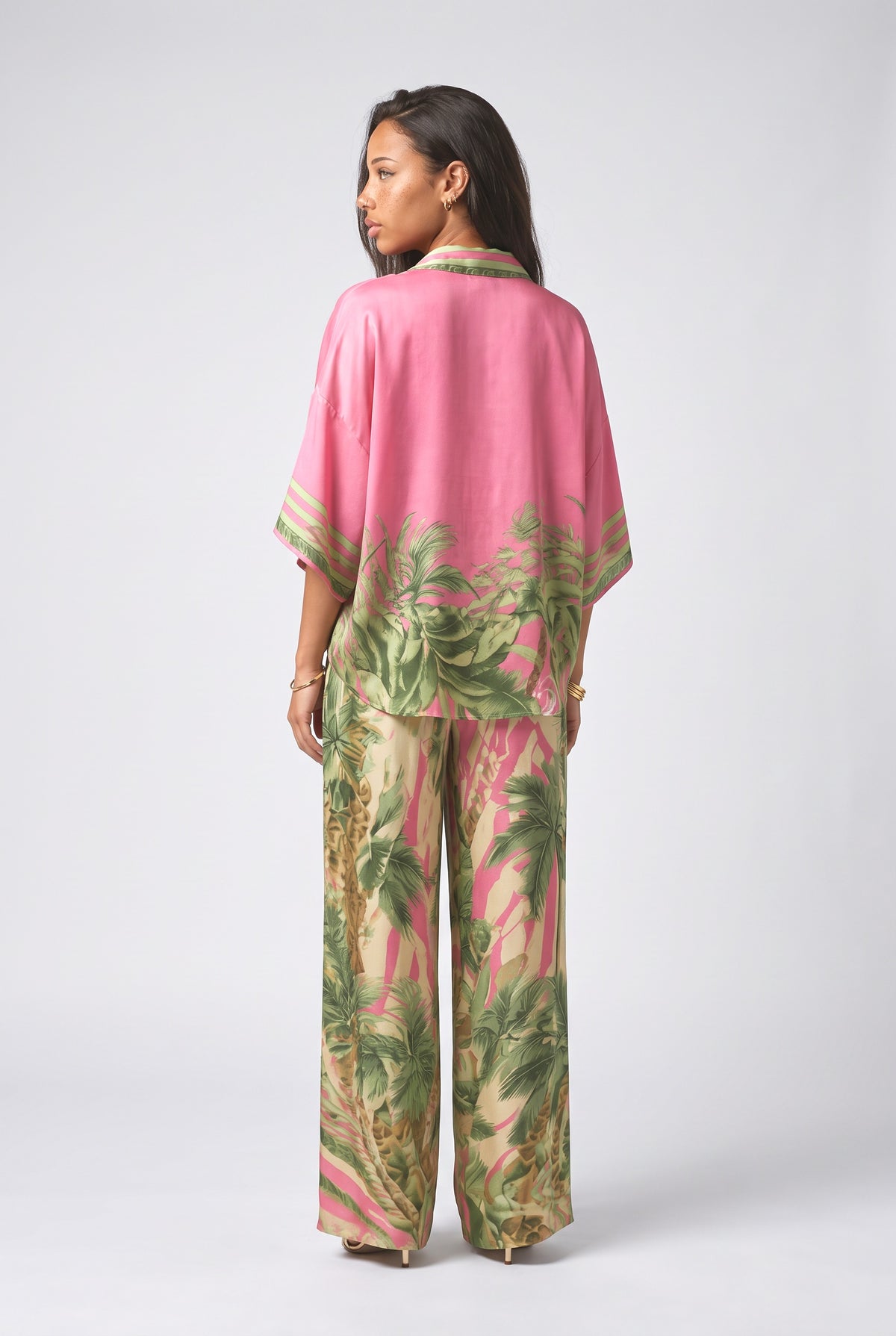 Tropical Flowy Outfit Set, back view