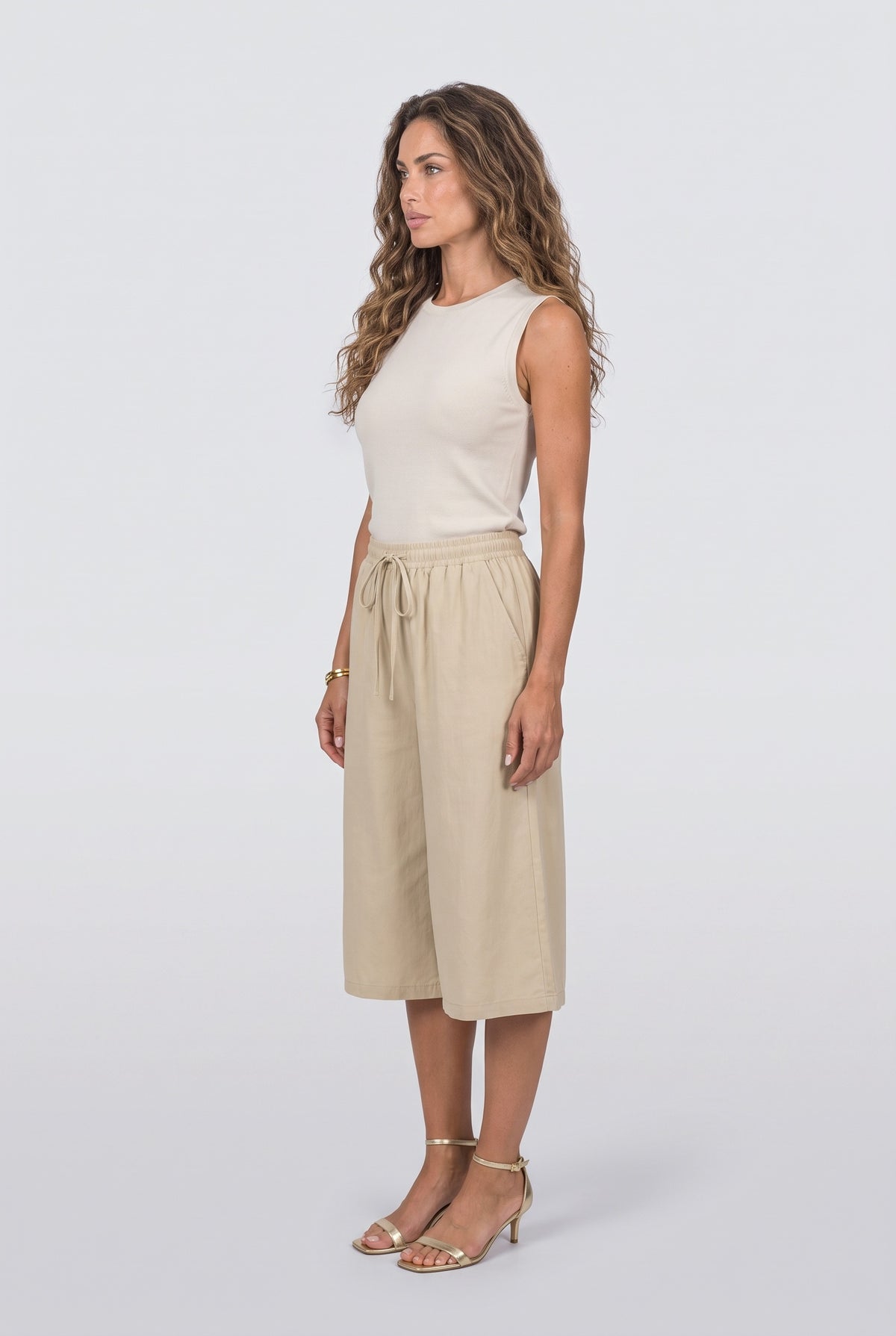 Wide Leg Pants, back view