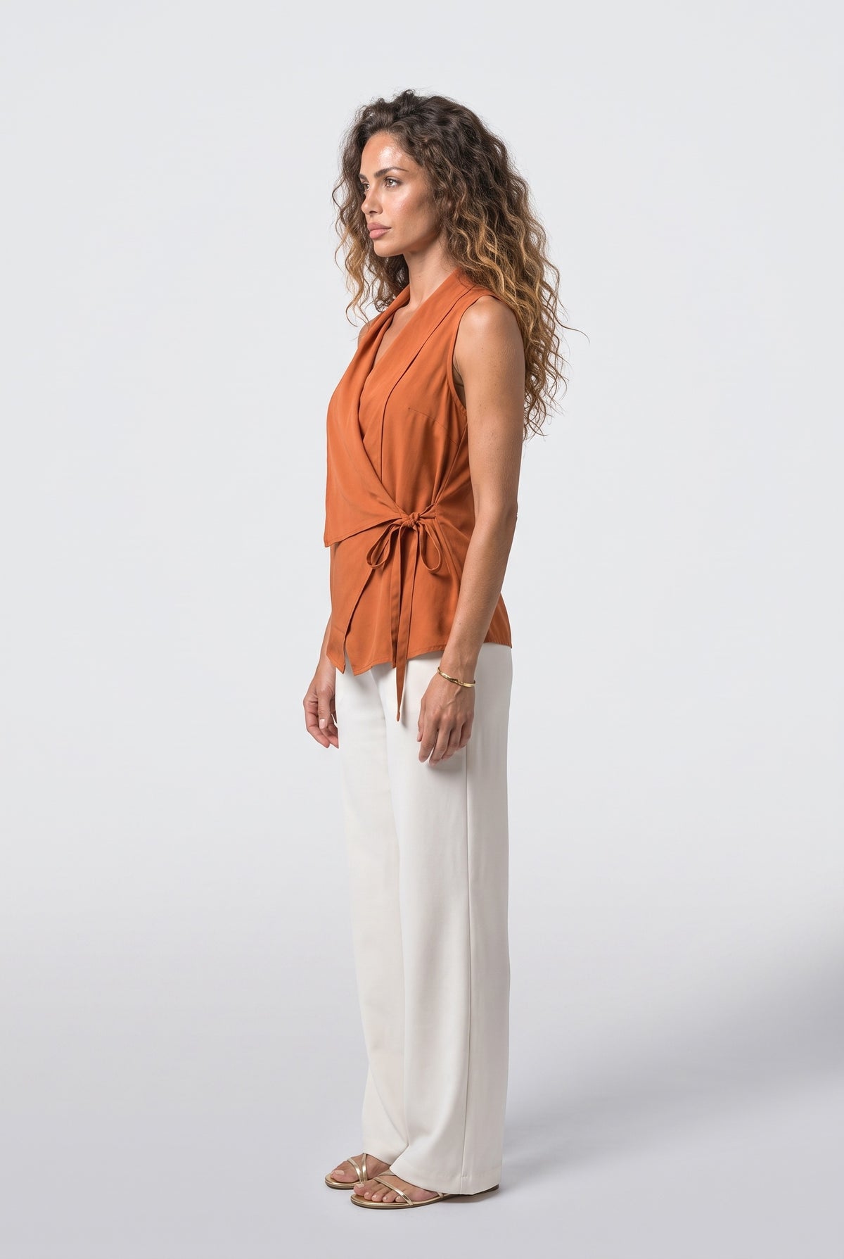 Wrap Tank Top, back view