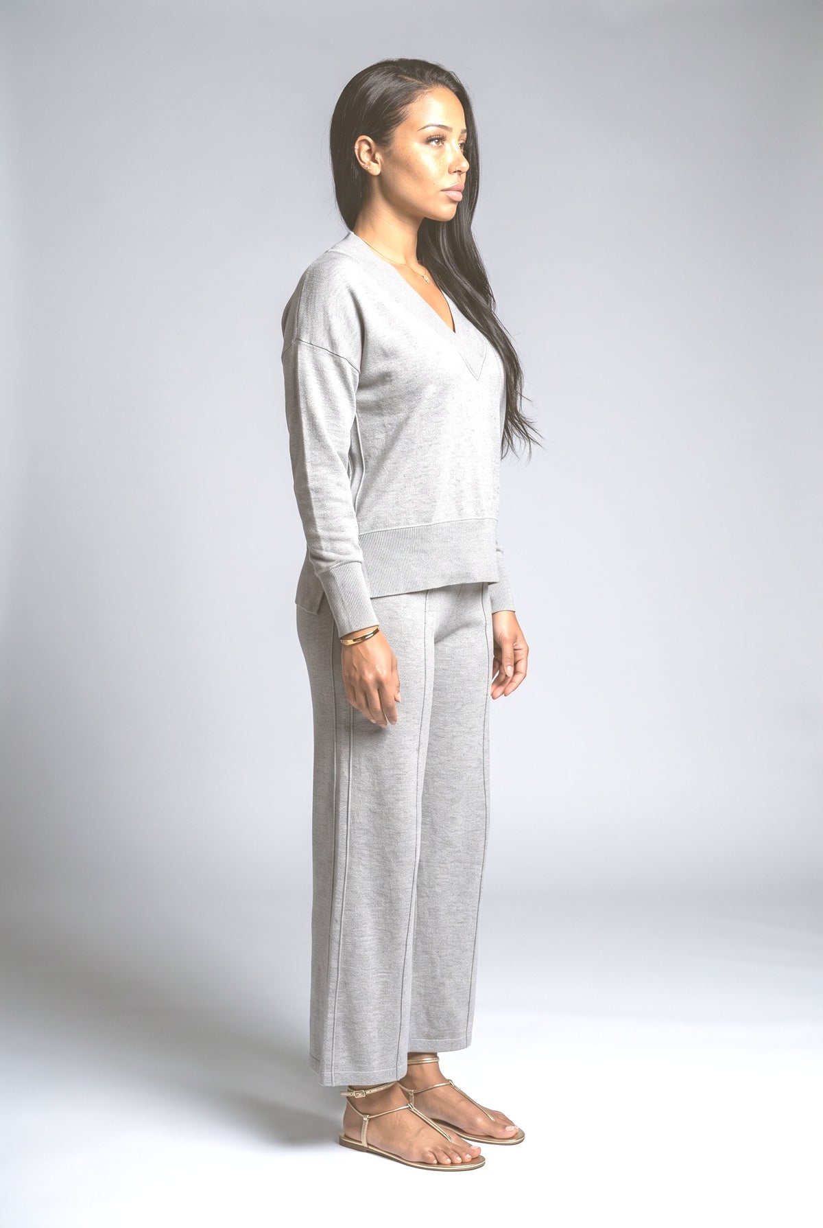 Knit Two Piece Outfit, back view