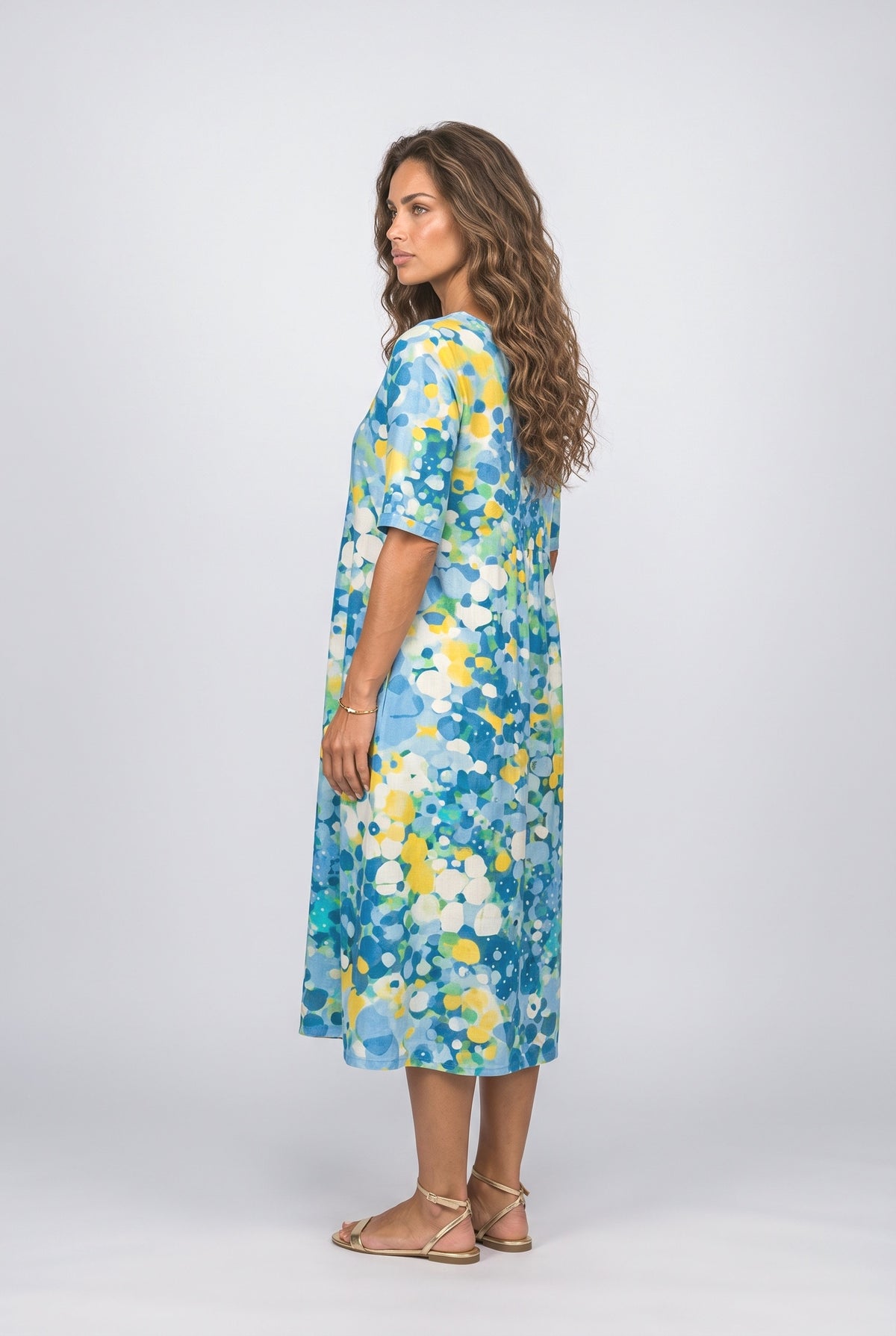 Midi Dress, back view
