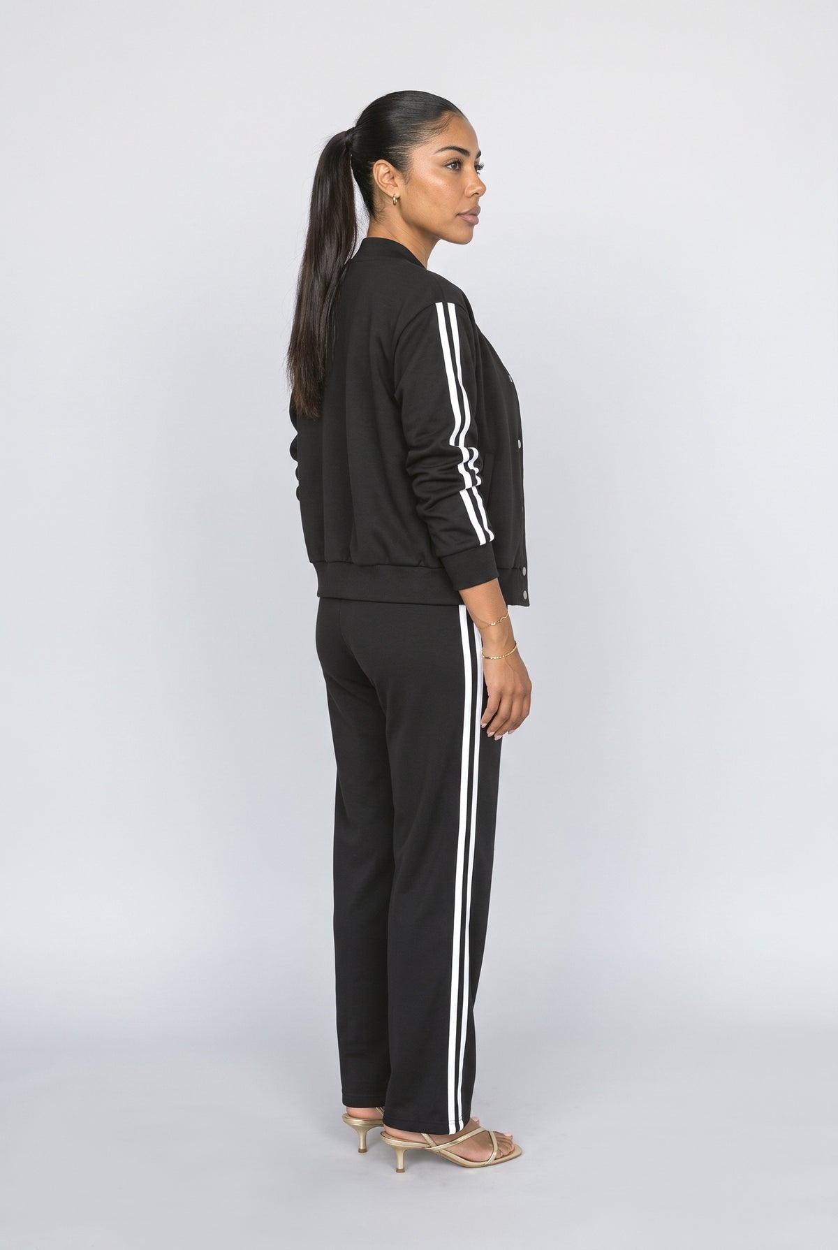 Striped Lounge Set, back view