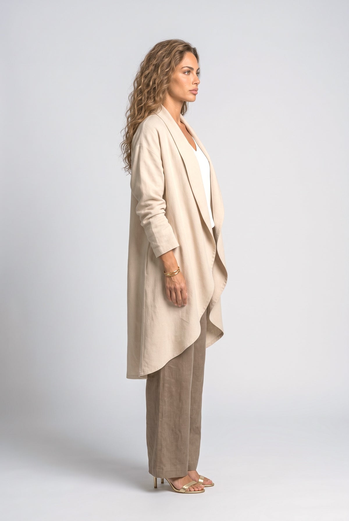 Brown Two Piece Outfit, back view