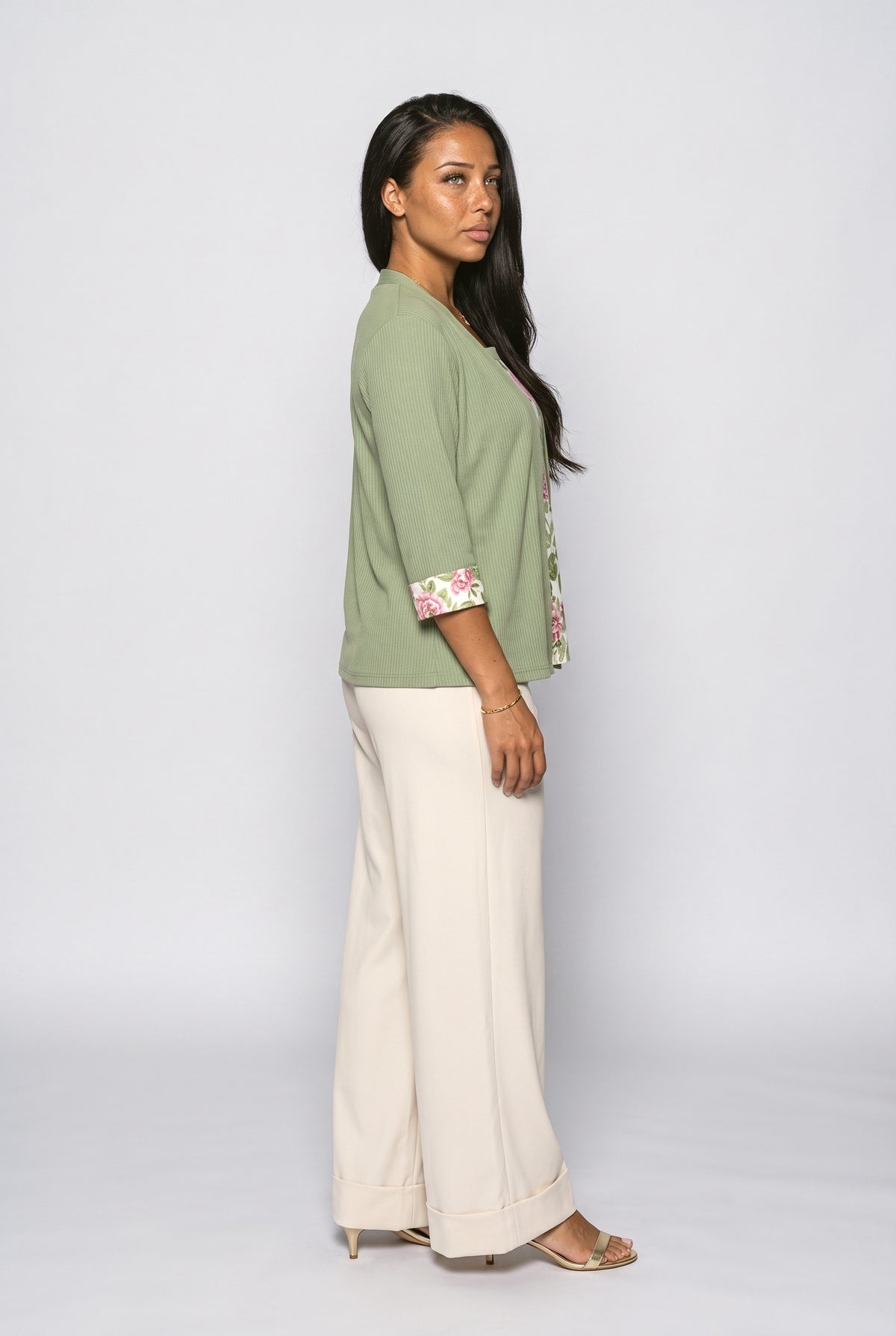 Floral Blouse, back view