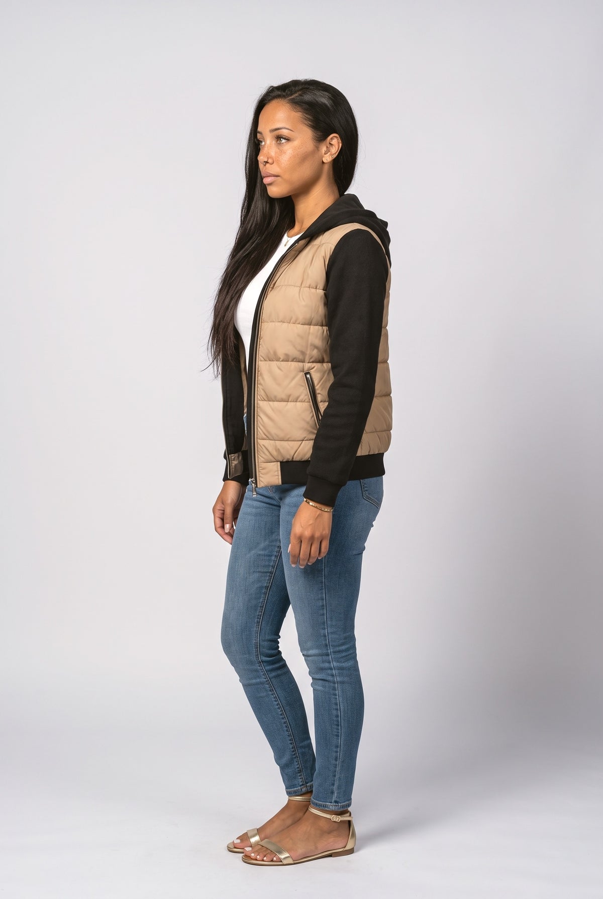 Knit Bomber Jacket, back view