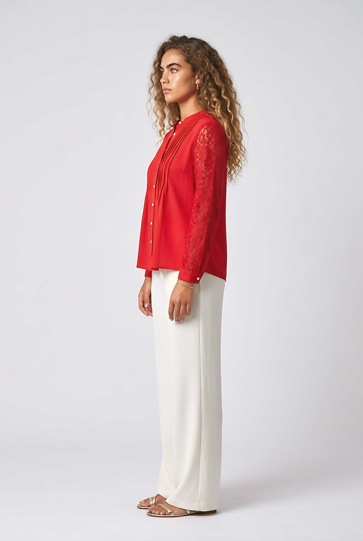 Lace Blouse, back view