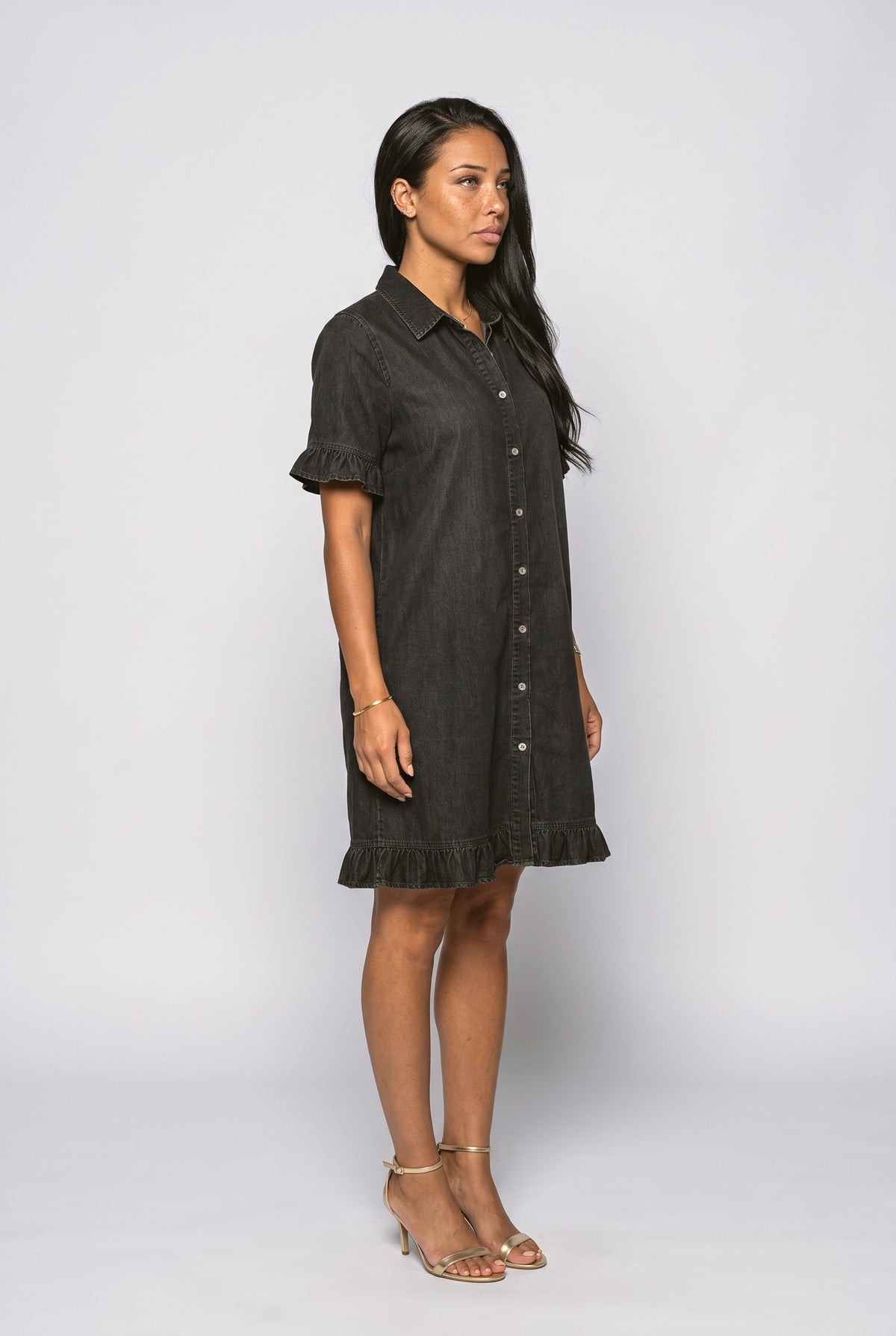 Ruffle Summer Dress, back view