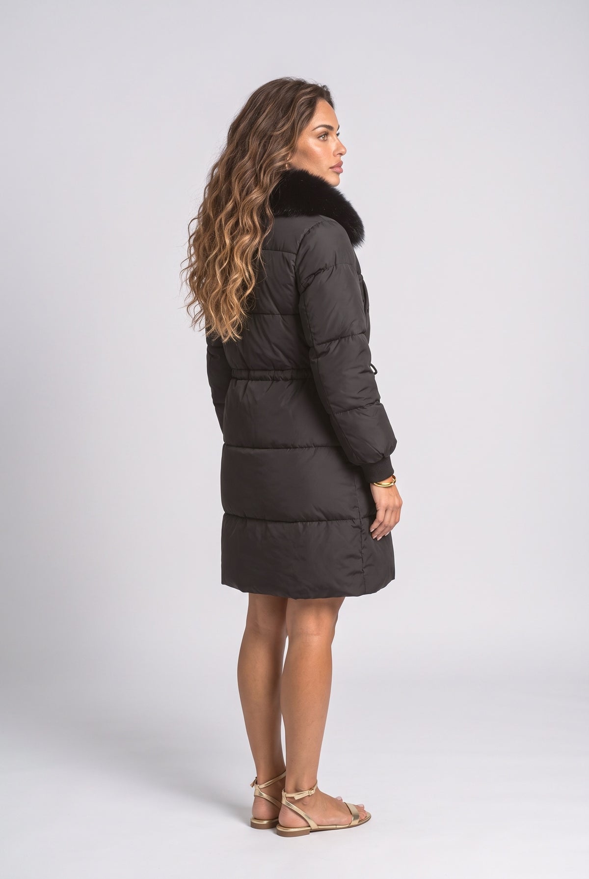 Puffer Jacket, back view