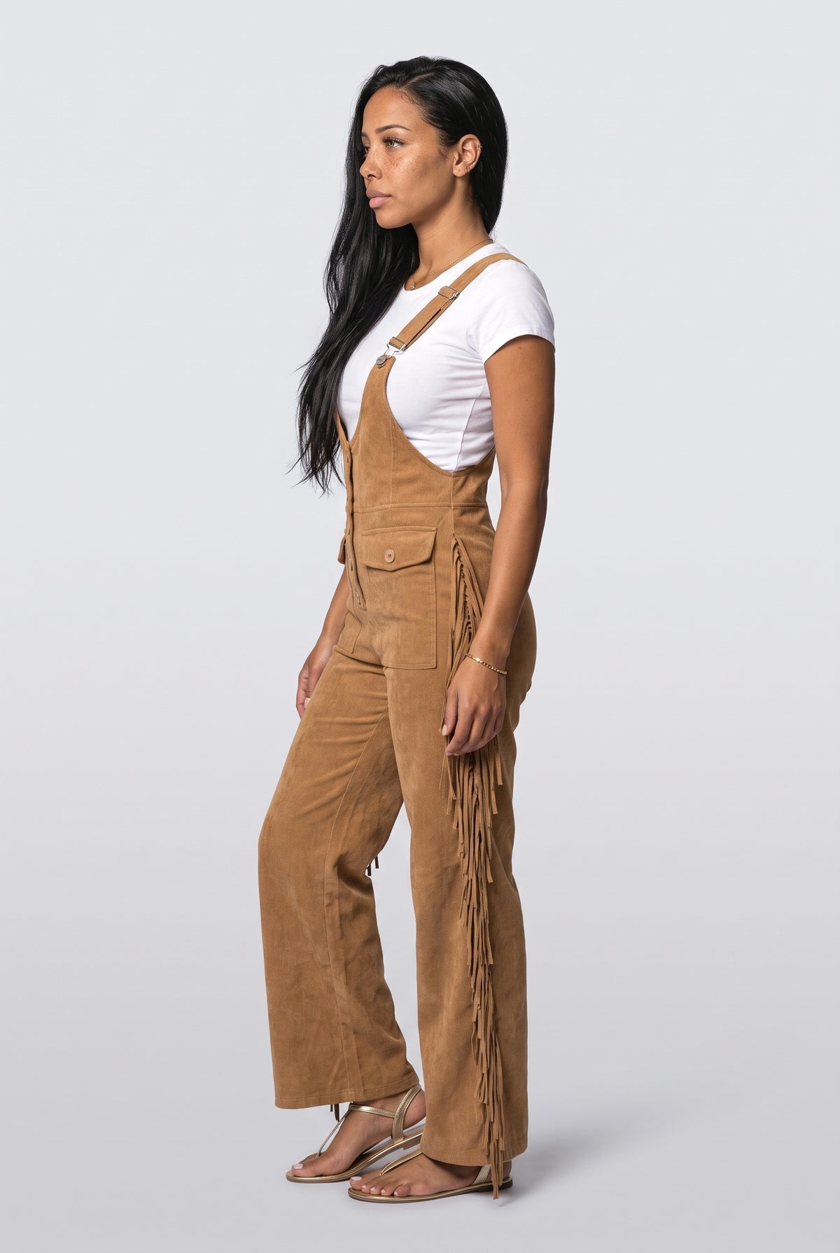 Fringe Jumpsuit, back view