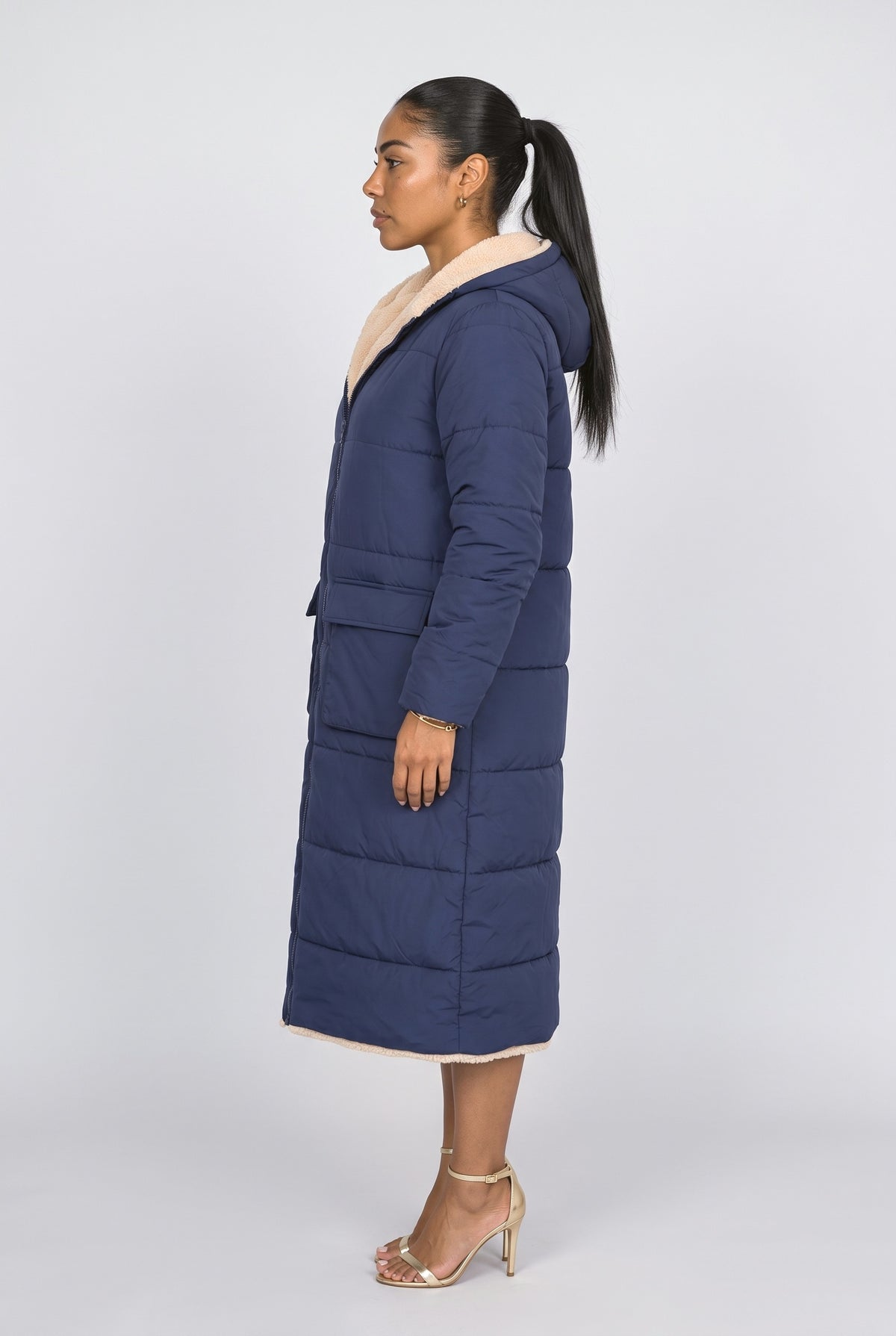 Puffer Jacket, back view