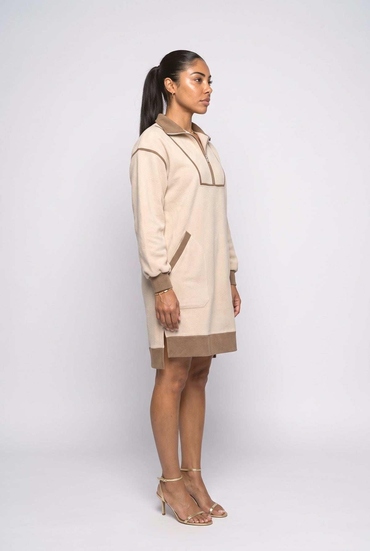 Ribbed Summer Dress, back view