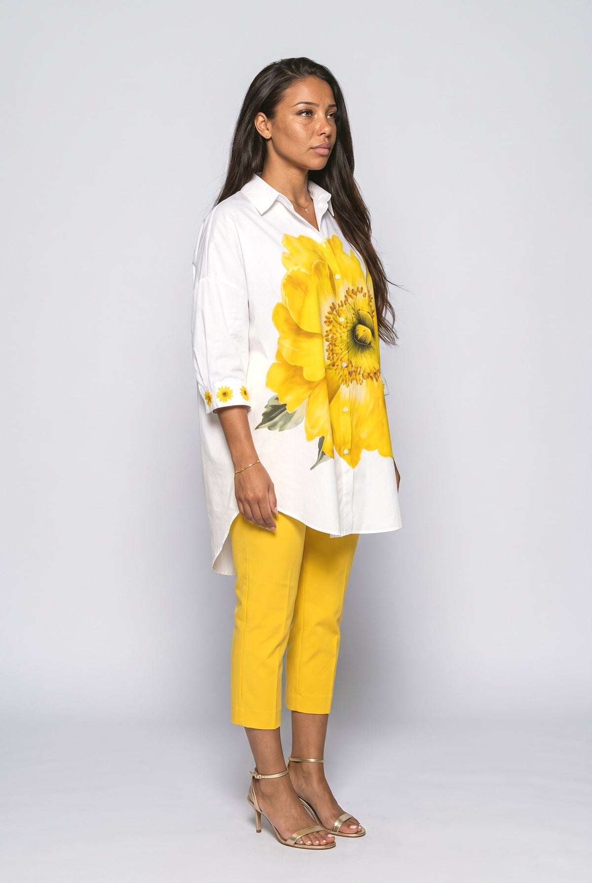 Floral Oversized Two Piece Outfit, back view