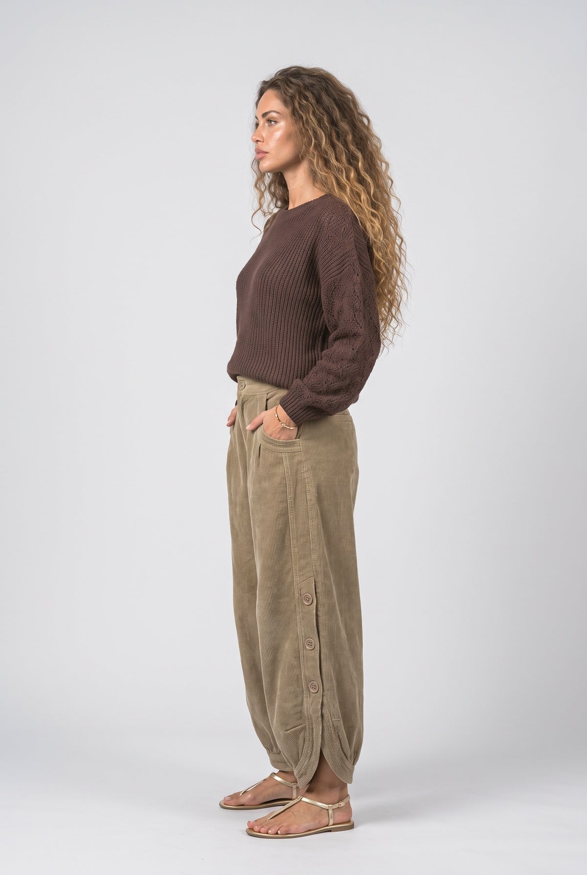 Wide Leg Pants, back view
