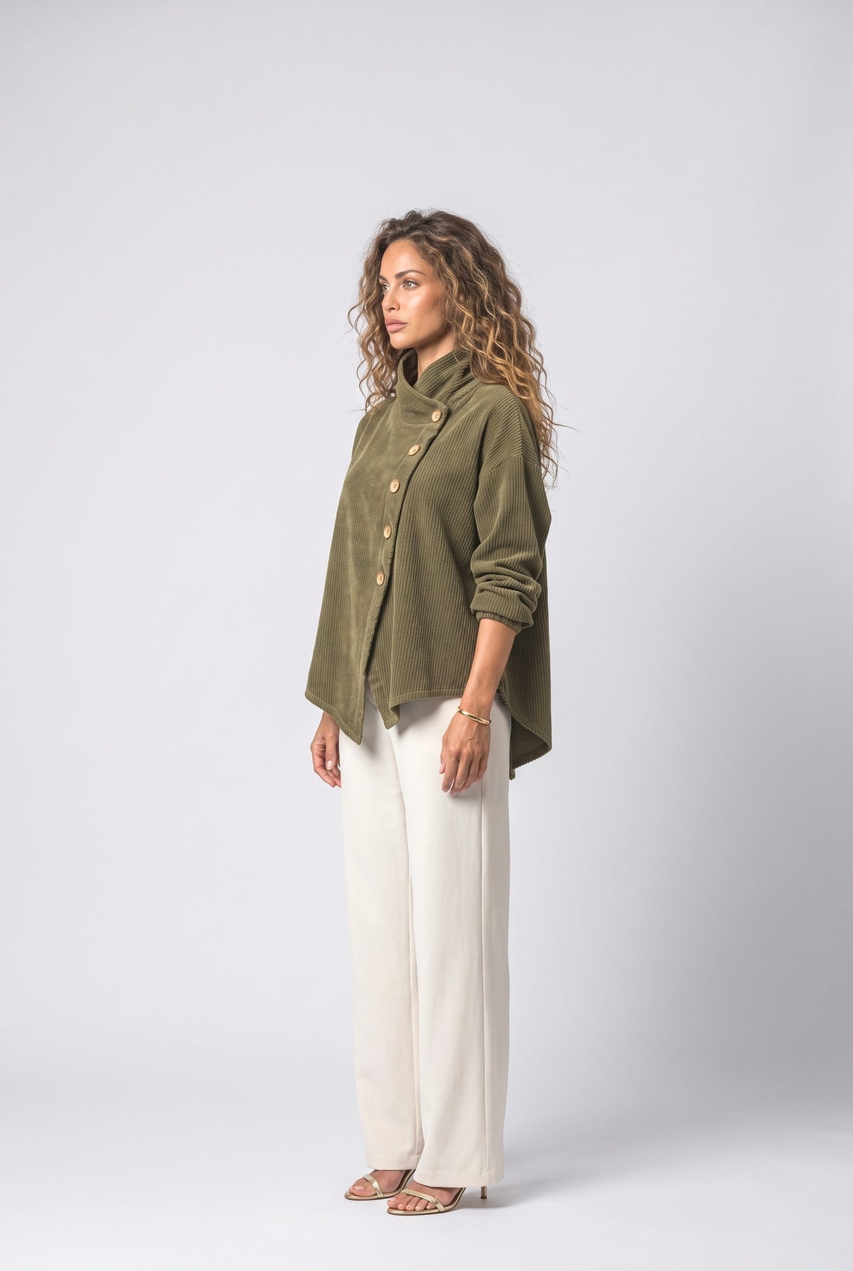 Asymmetric Blouse, back view