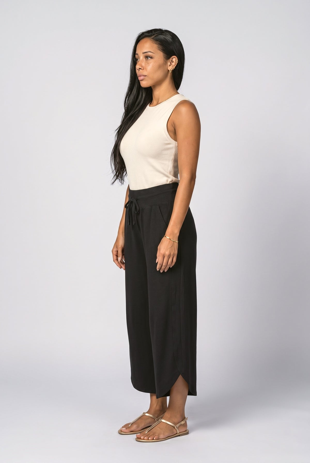 Wide Leg Pants, back view